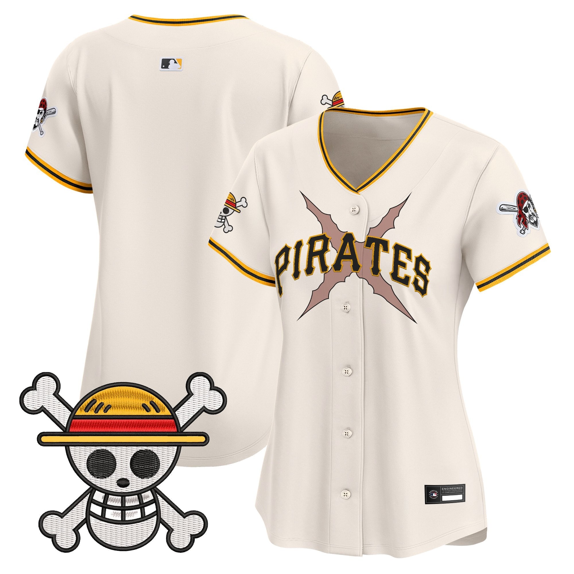 Women's Pittsburgh Pirates x One Piece Vapor Premier Limited Jersey - Stitched