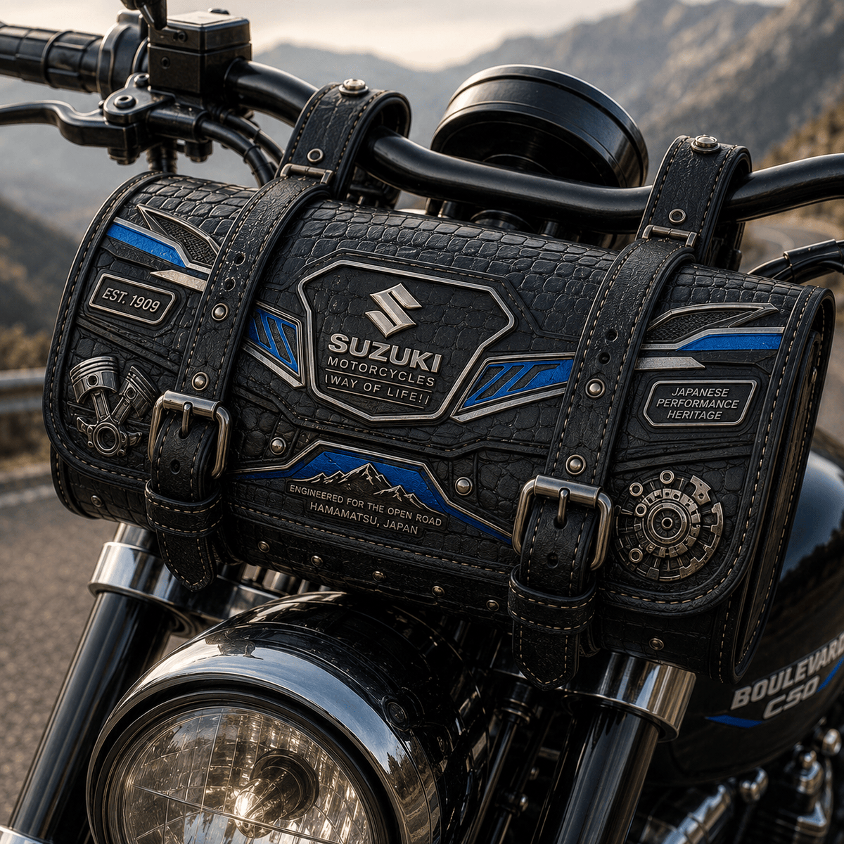 SZKI Premium Vintage Motorcycle Bag NTNA