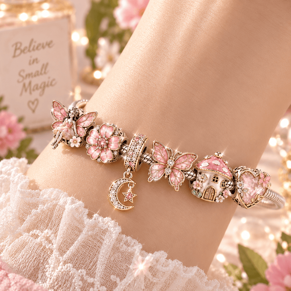FRG Silver Charm Bracelet Set TTN