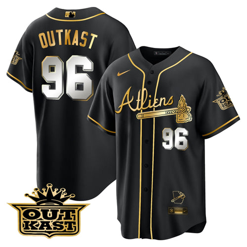 Men's Atlanta Braves Atliens Cool Base Jersey V2 - All Stitched