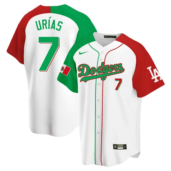 Men's Los Angeles Dodgers Mexican Heritage Jersey - All Stitched