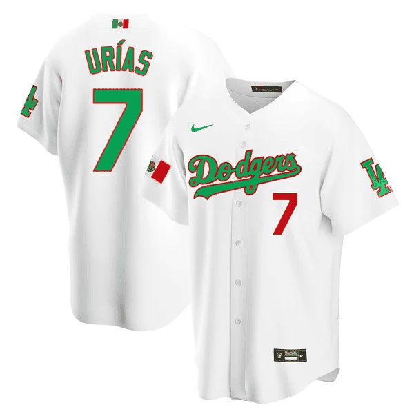 Men's Los Angeles Dodgers Mexican Heritage Jersey - All Stitched