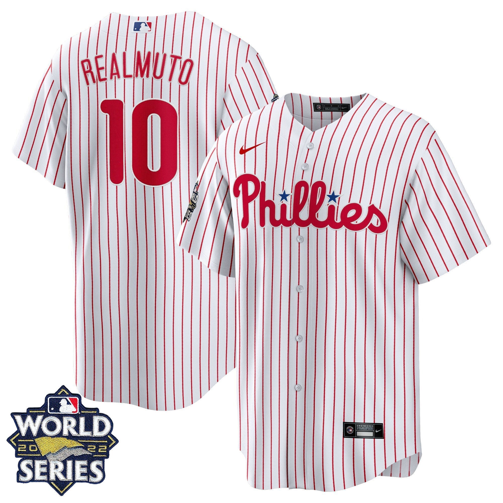 Men's Philadelphia Phillies 2022 World Series Home Player Jersey - All Stitched
