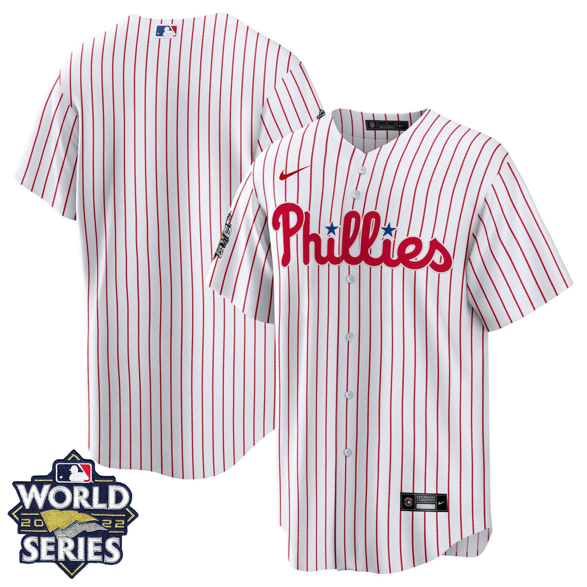 Men's Philadelphia Phillies 2022 World Series Home Player Jersey - All Stitched