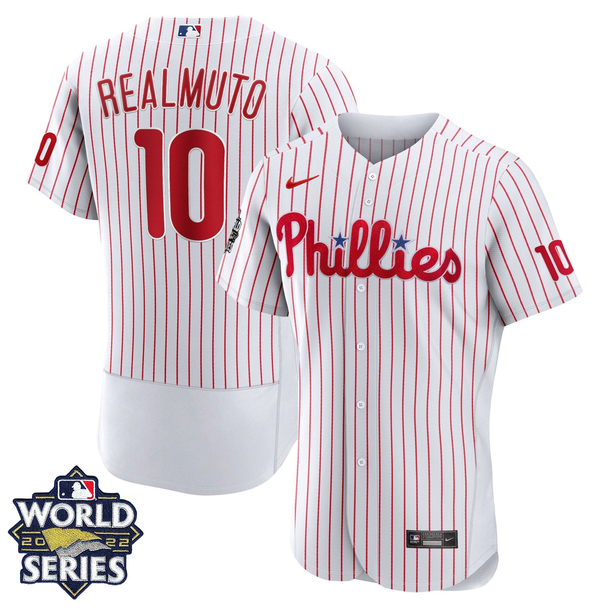 Men's Philadelphia Phillies 2022 World Series Home Player Jersey - All Stitched