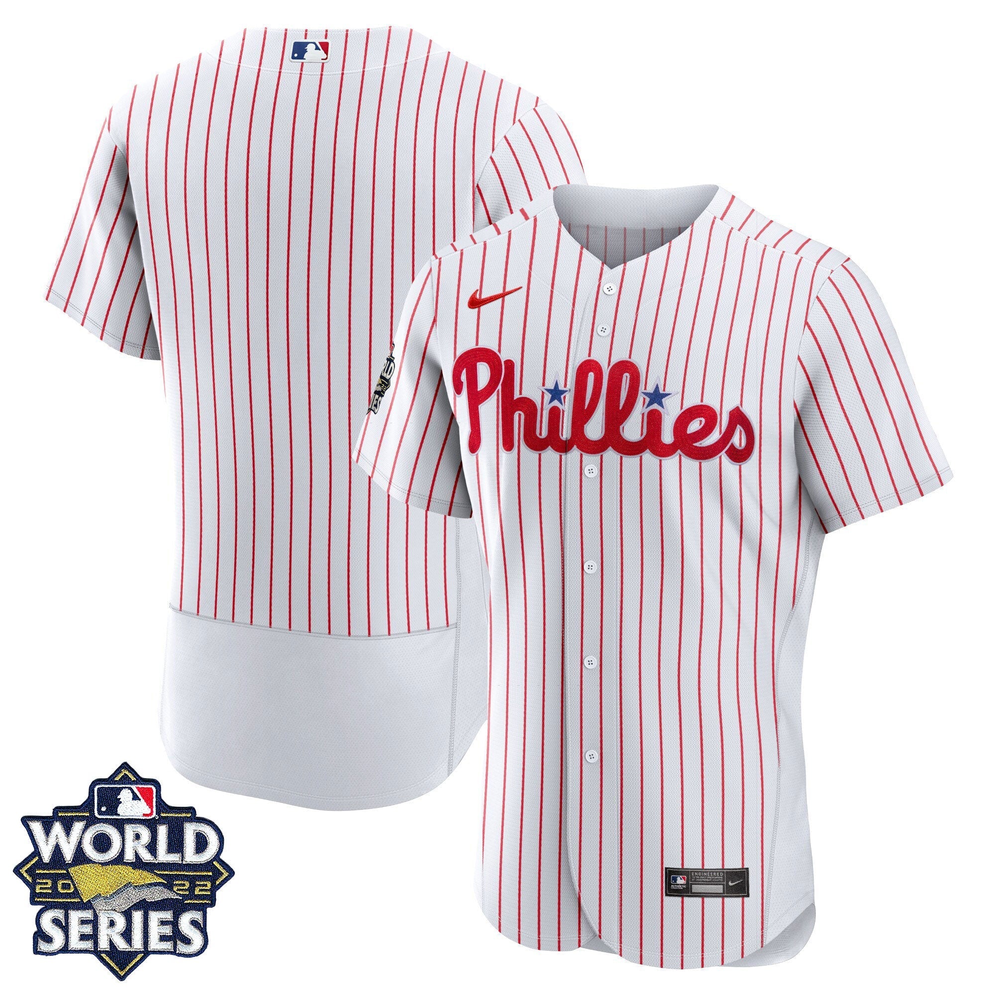 Men's Philadelphia Phillies 2022 World Series Home Player Jersey - All Stitched
