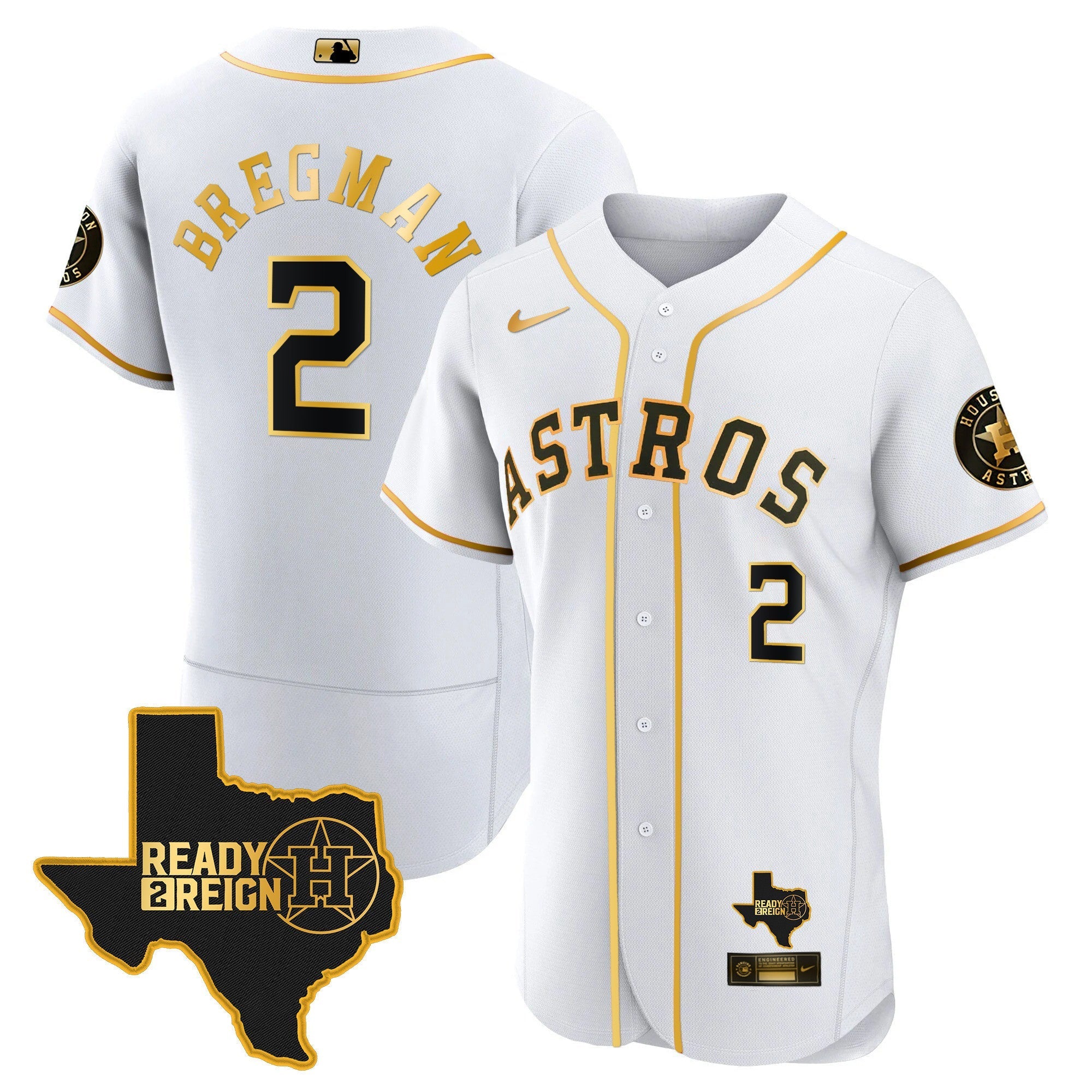 Men's Houston Astros 2023 Ready 2 Reign Flex Base Jersey - All Stitched
