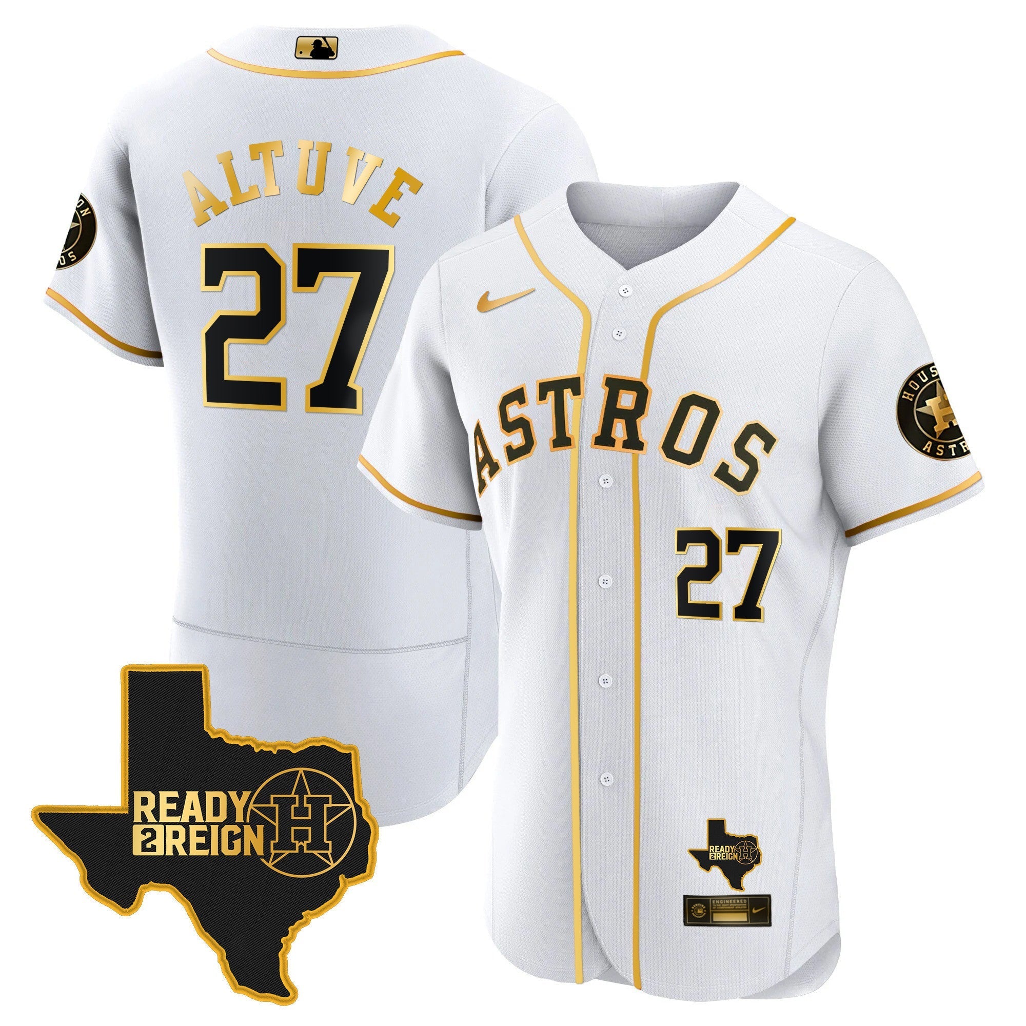Men's Houston Astros 2023 Ready 2 Reign Flex Base Jersey - All Stitched