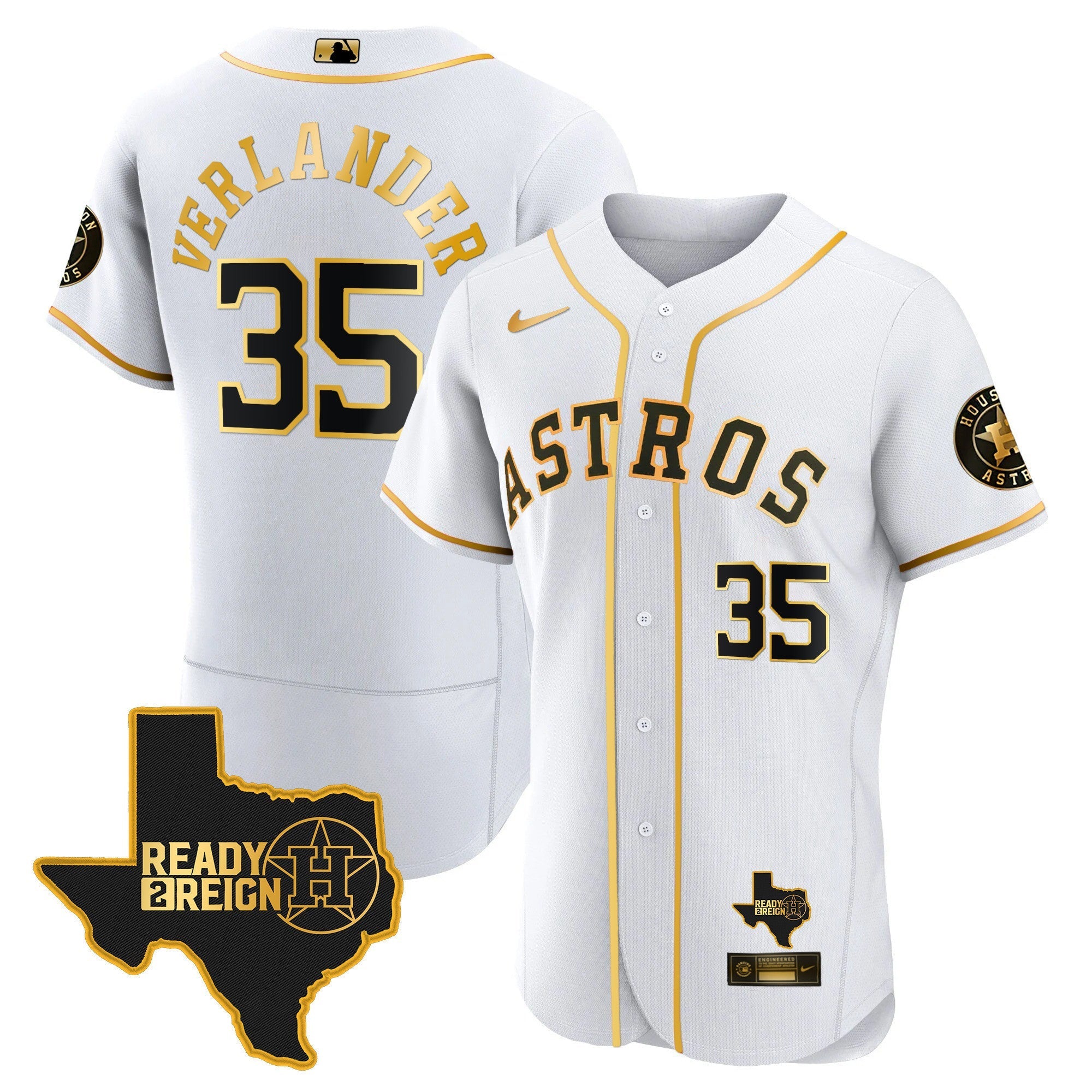 Men's Houston Astros 2023 Ready 2 Reign Flex Base Jersey - All Stitched