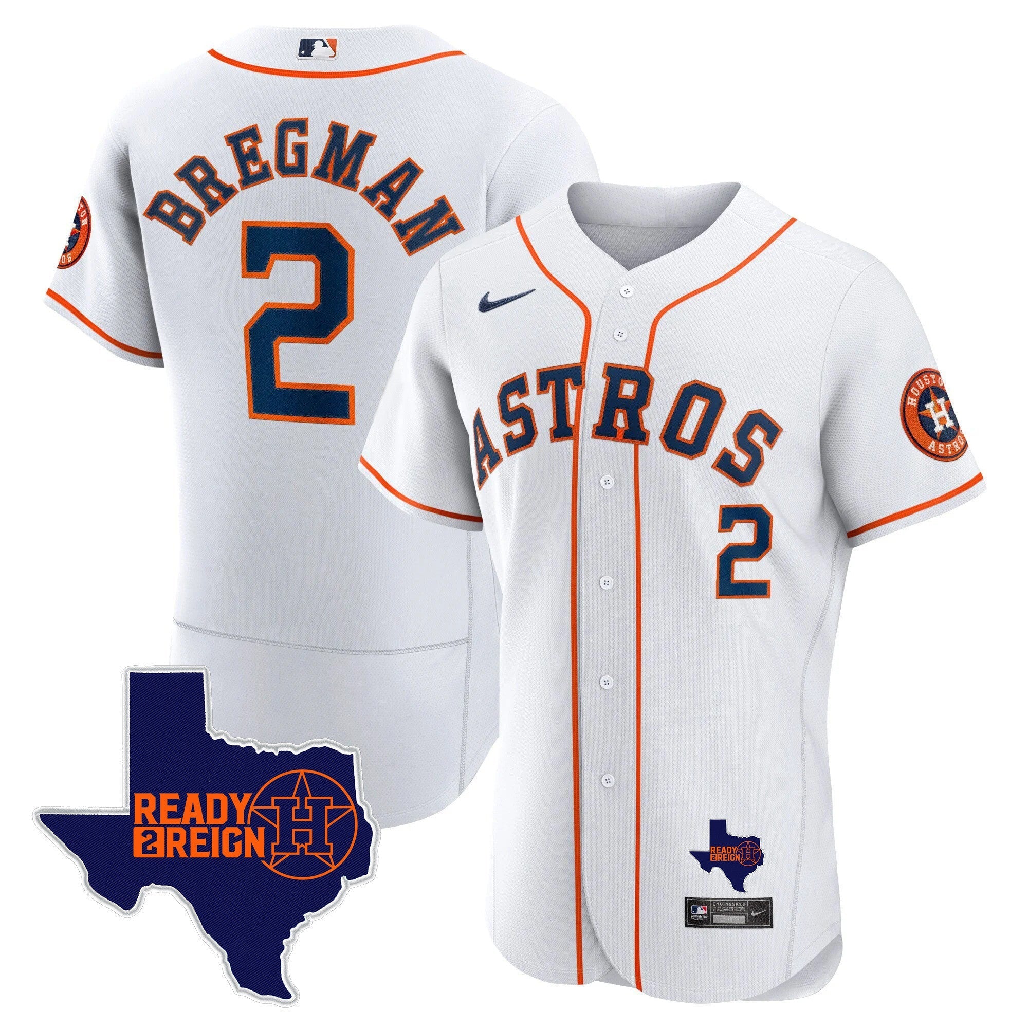 Men's Houston Astros 2023 Ready 2 Reign Flex Base Jersey - All Stitched