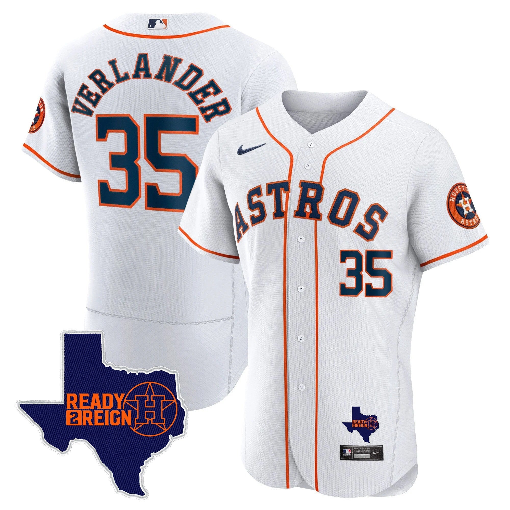 Men's Houston Astros 2023 Ready 2 Reign Flex Base Jersey - All Stitched