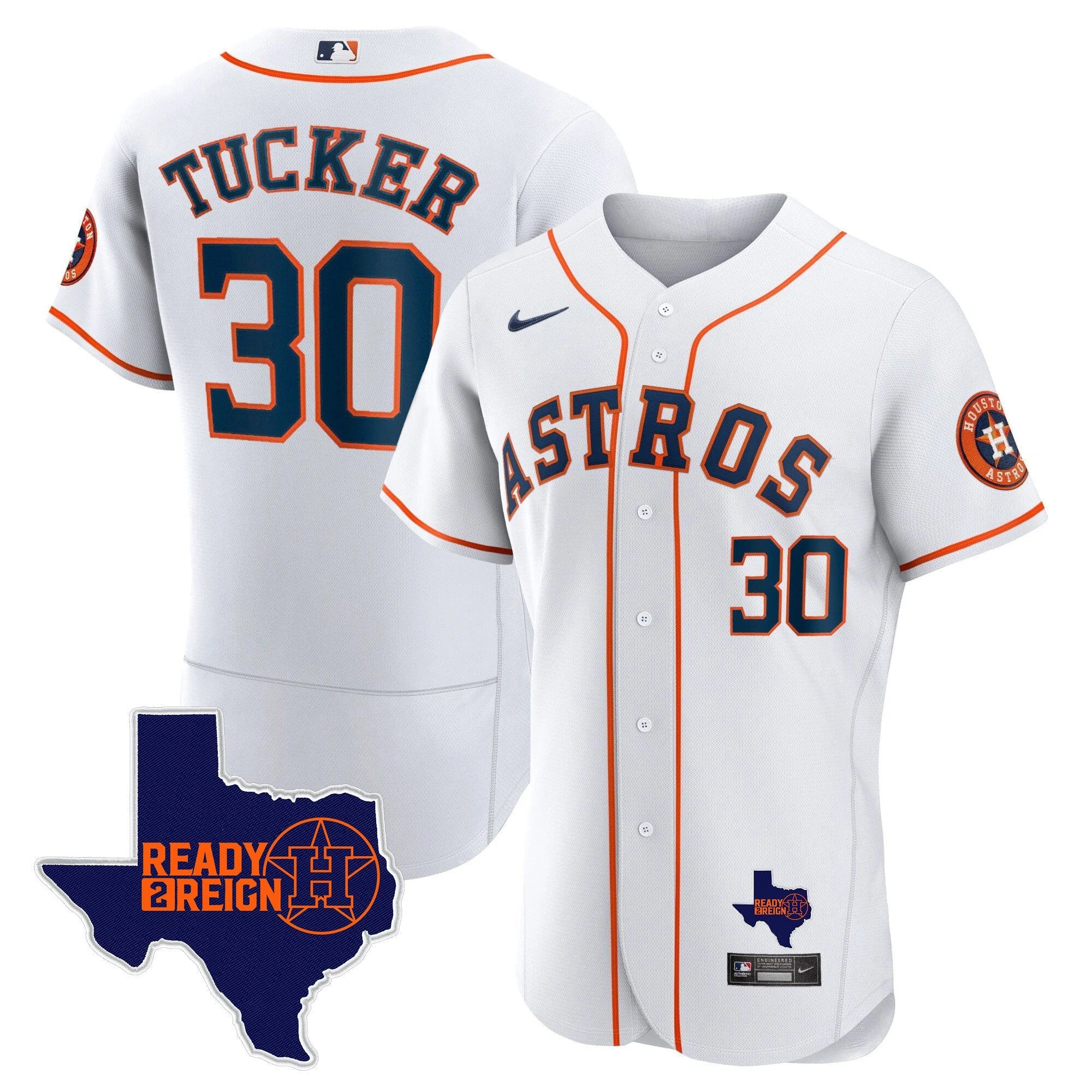 Men's Houston Astros 2023 Ready 2 Reign Flex Base Jersey - All Stitched