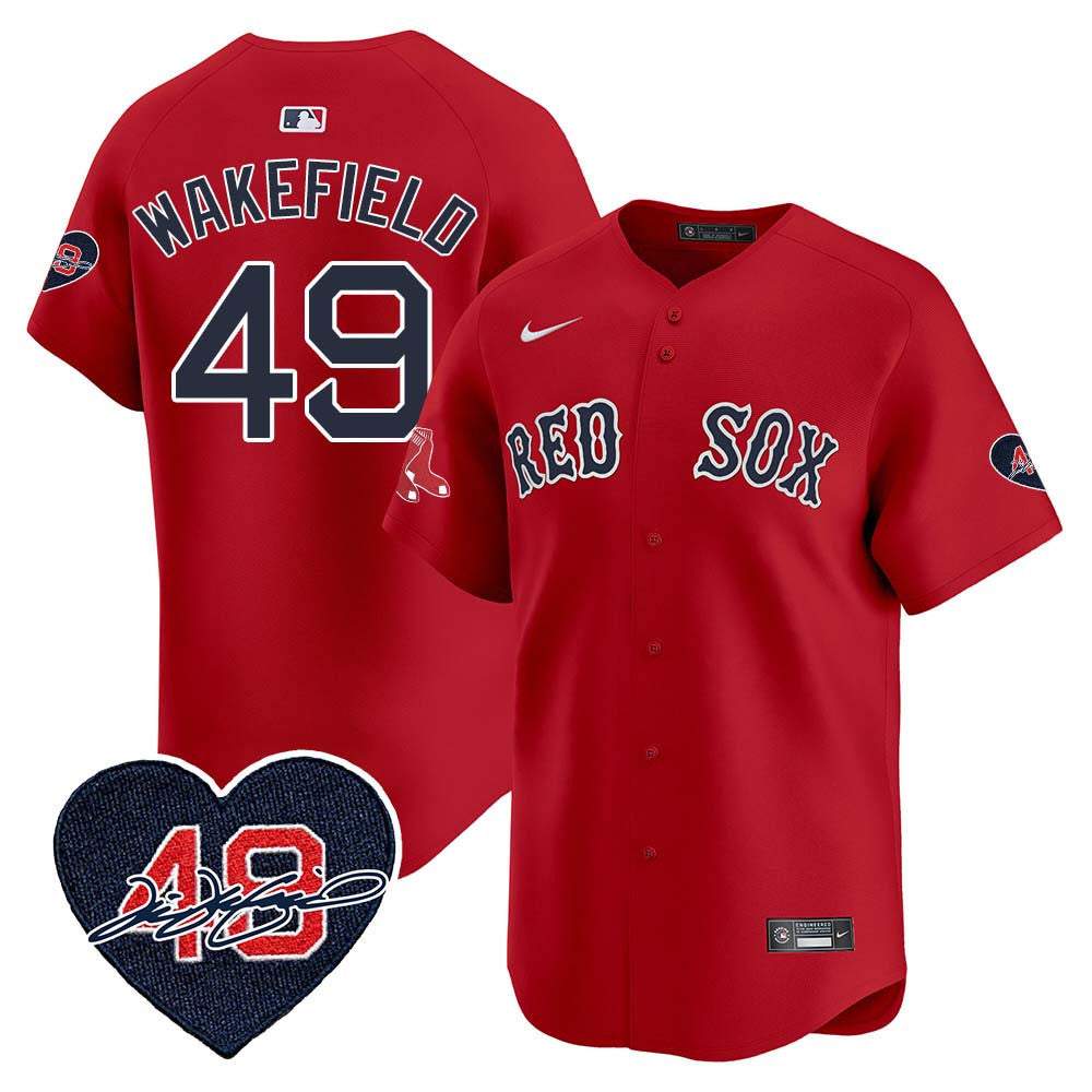 Red Sox Tim Wakefield Memorial Jersey ? All Stitched
