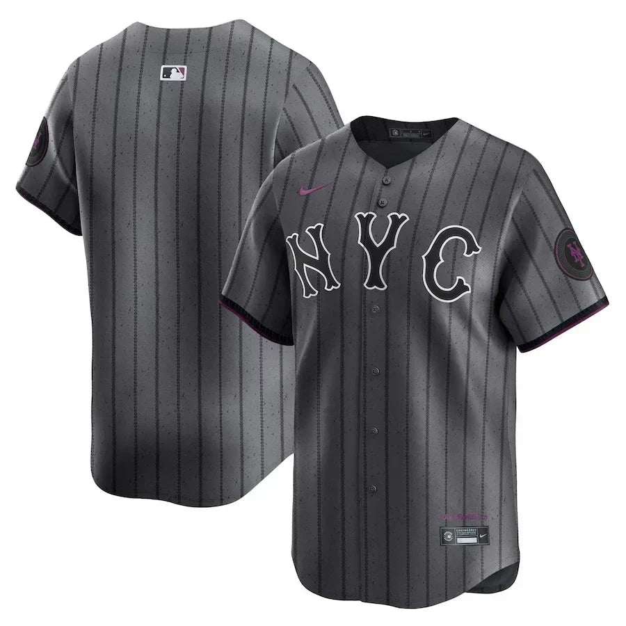 Mets Francisco Graphite 2024 City Connect Limited Player Jersey L21 - All Stitched