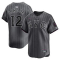 Mets Francisco Graphite 2024 City Connect Limited Player Jersey L21 - All Stitched