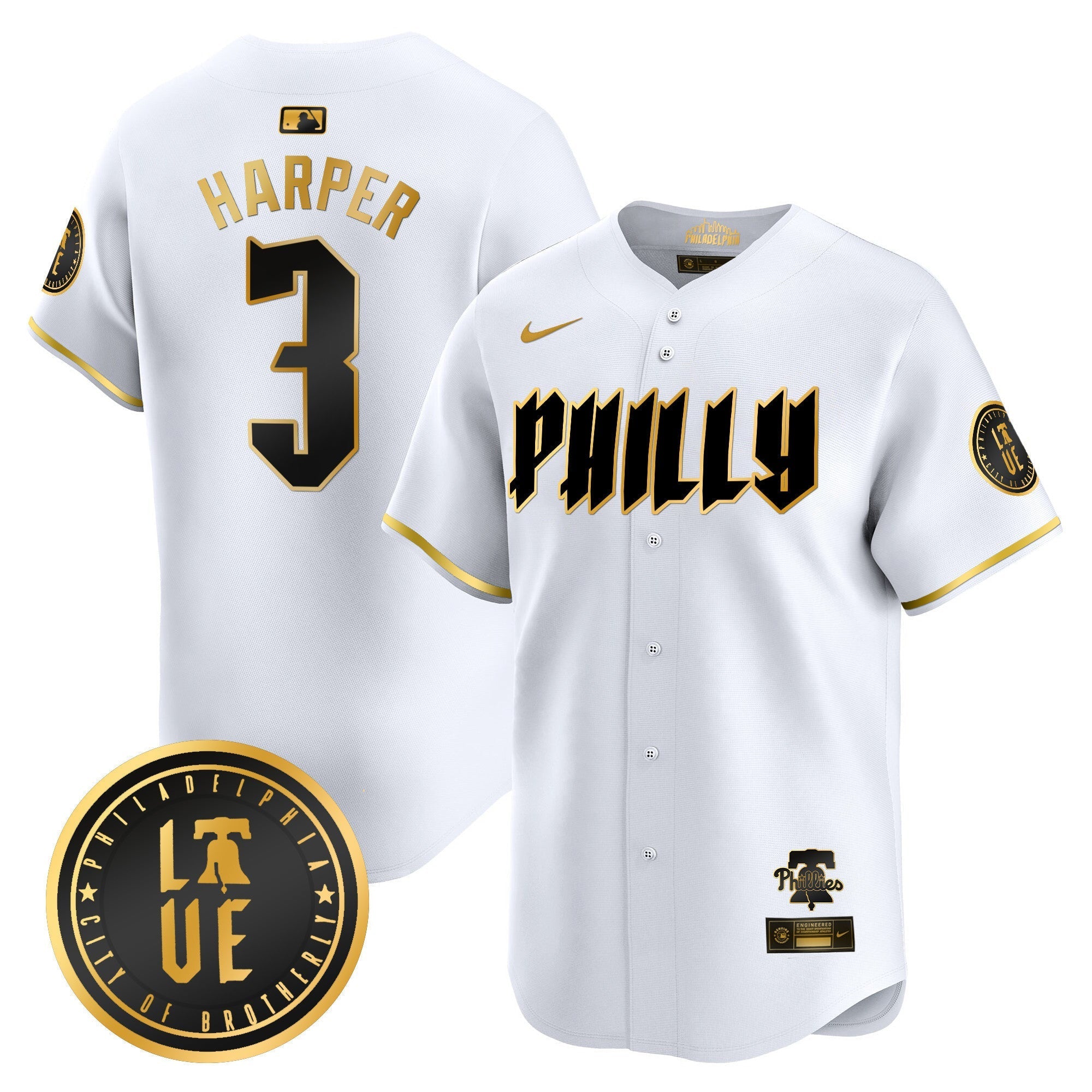 Men's Phillies 2024 City Connect Vapor Premier Limited Jersey - All Stitched