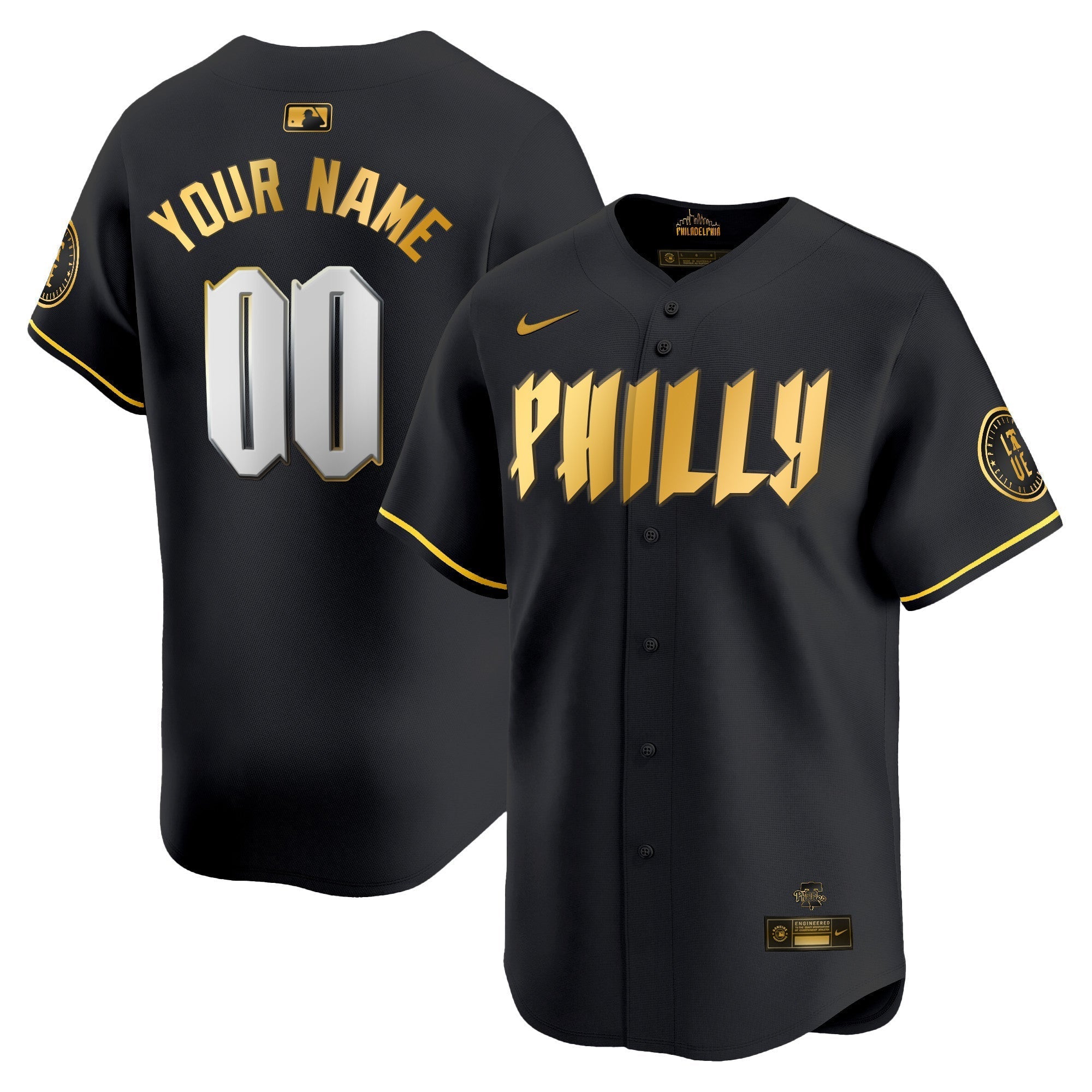 Phillies 2024 City Connect Vapor Premier Limited Custtom Jersey - All Stitched