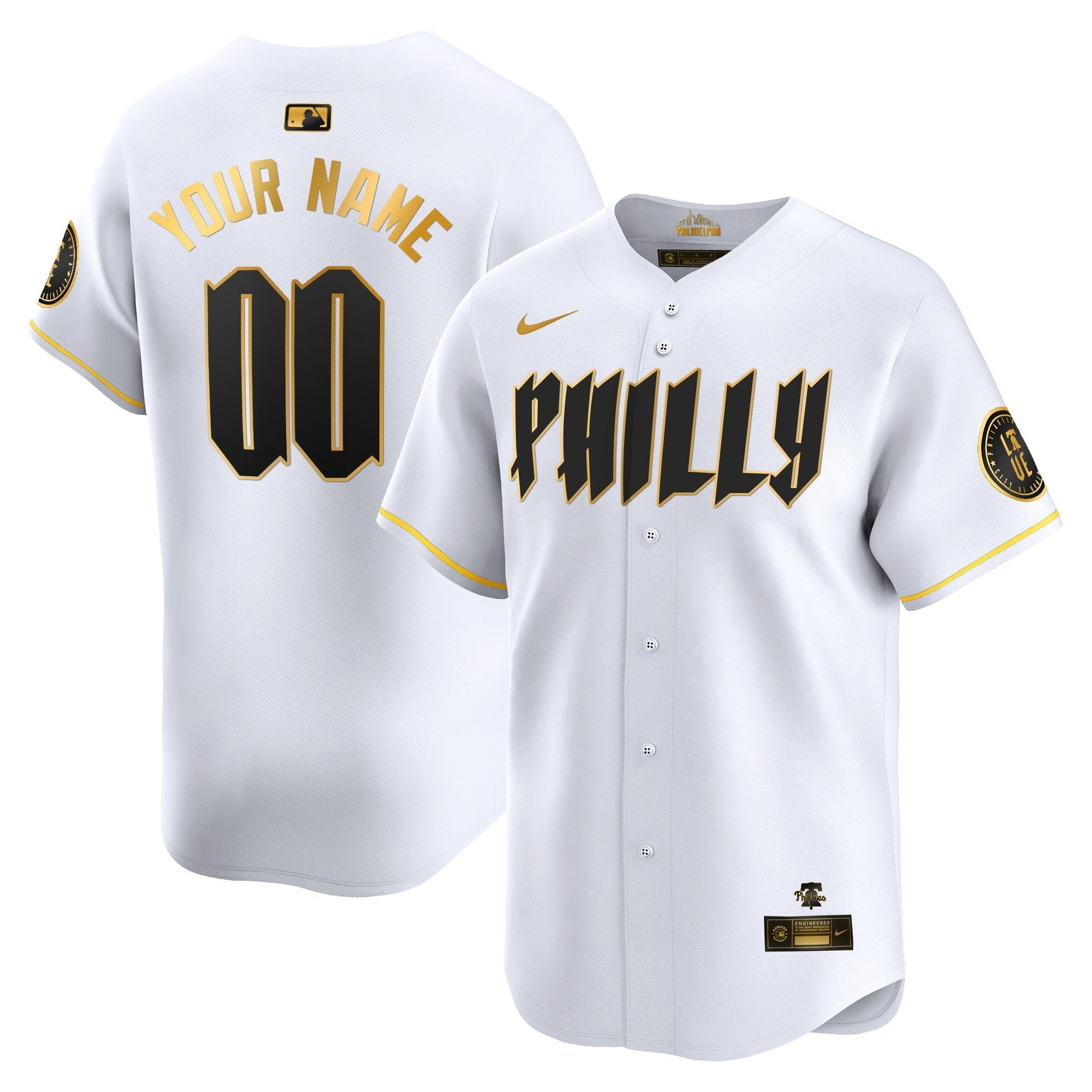 Phillies 2024 City Connect Vapor Premier Limited Custtom Jersey - All Stitched