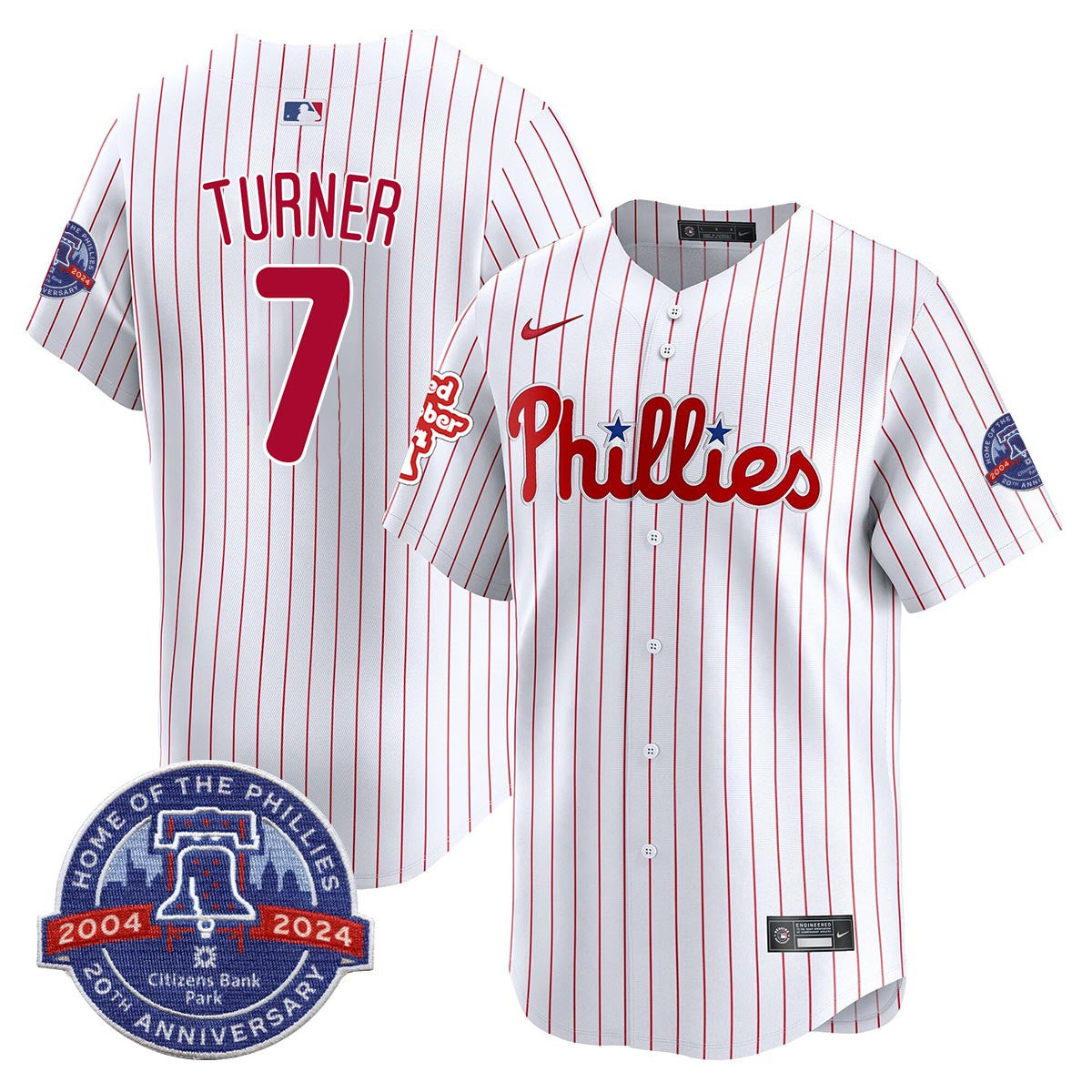 Men's Phillies Citizen Bank Park's 20Th Anniversary Jersey - All Stitched