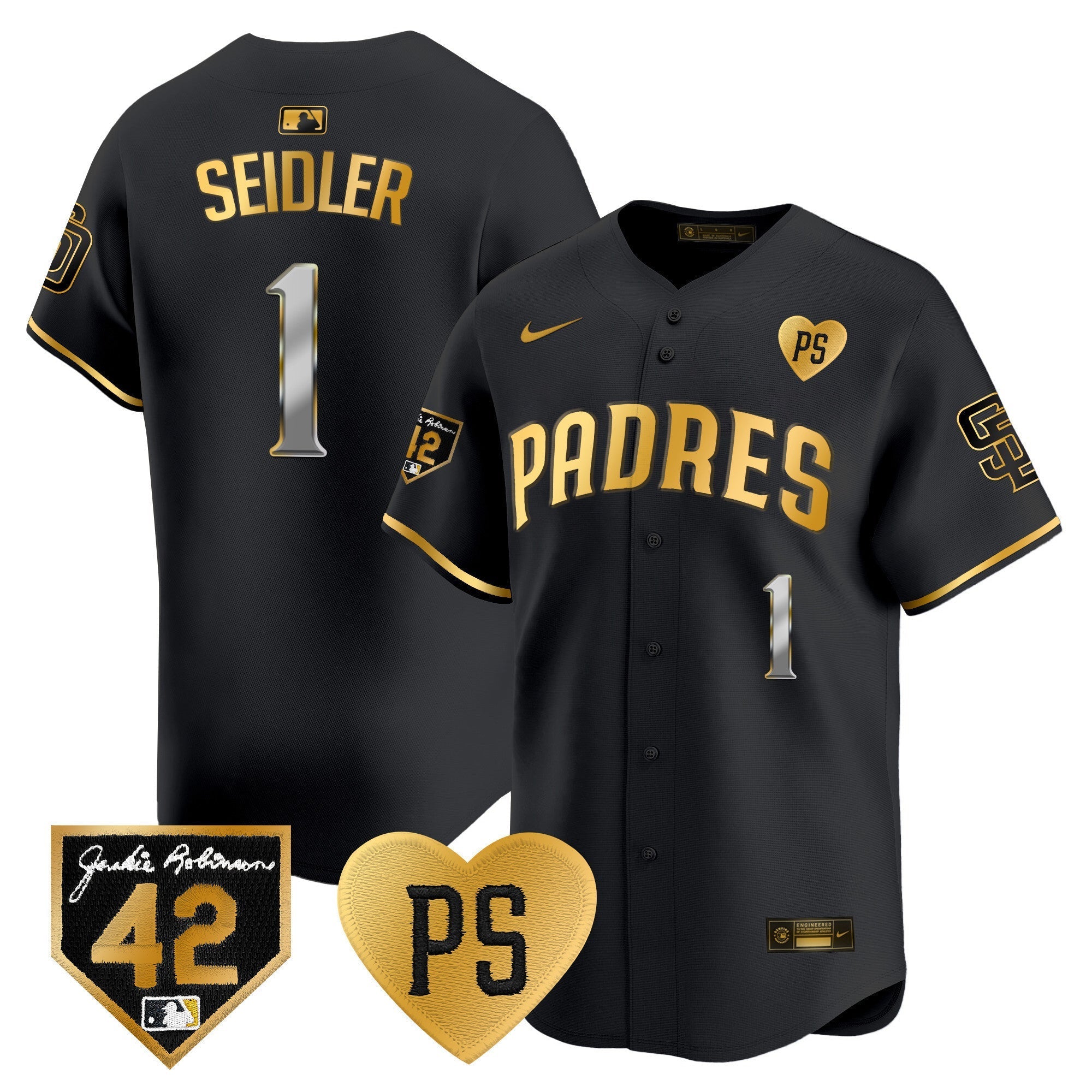 Men's Padres 2024 "for Peter" & Robinson Patch Vapor Premier Limited Jersey ?All Stitched
