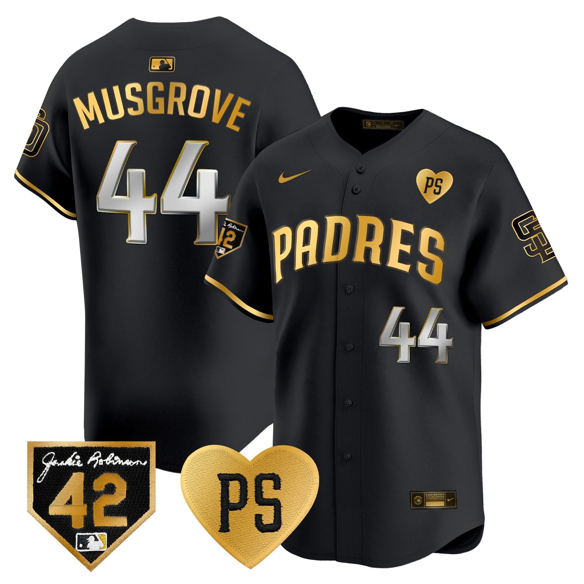 Men's Padres 2024 "for Peter" & Robinson Patch Vapor Premier Limited Jersey ?All Stitched