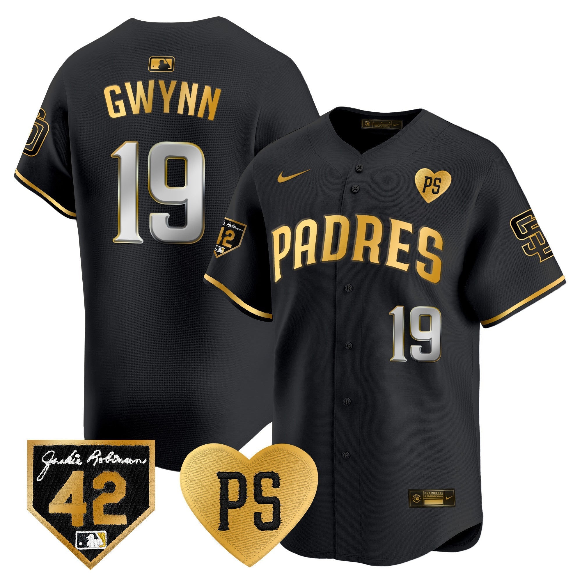 Men's Padres 2024 "for Peter" & Robinson Patch Vapor Premier Limited Jersey ?All Stitched