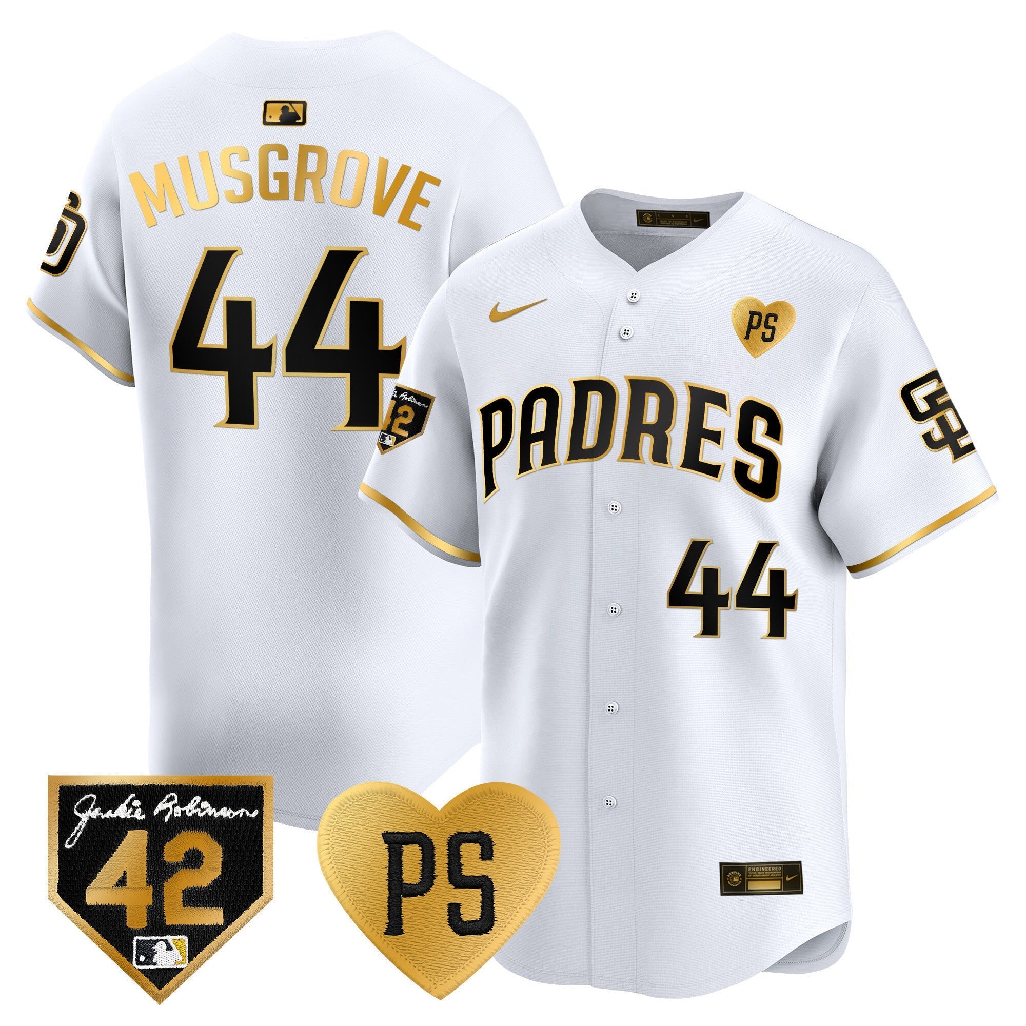 Men's Padres 2024 "for Peter" & Robinson Patch Vapor Premier Limited Jersey ?All Stitched