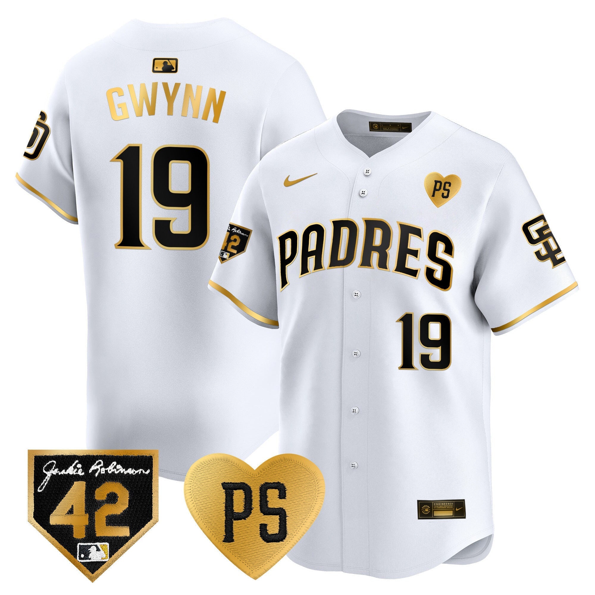 Men's Padres 2024 "for Peter" & Robinson Patch Vapor Premier Limited Jersey ?All Stitched