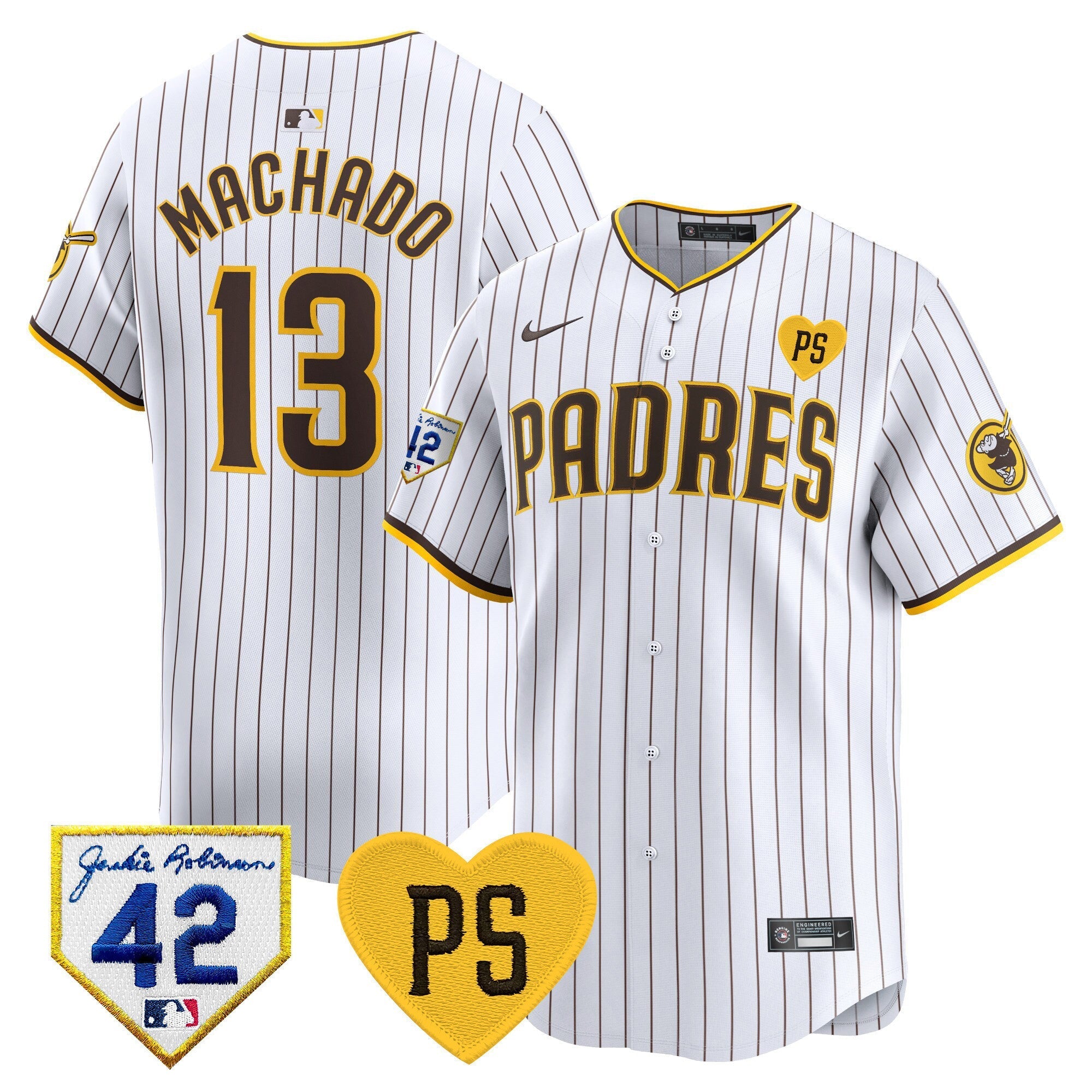 Men's Padres 2024 "for Peter" & Robinson Patch Vapor Premier Limited Jersey ?All Stitched