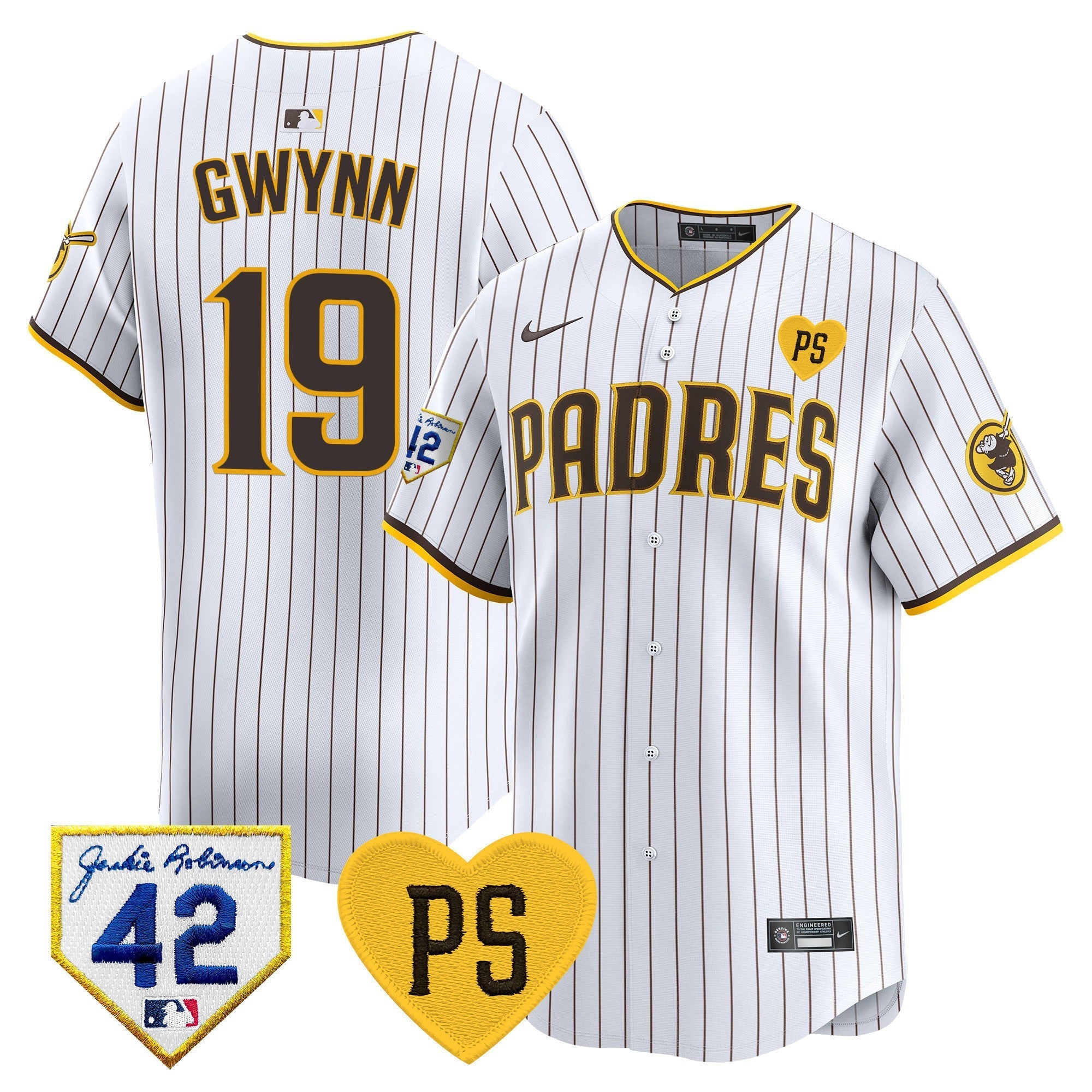 Men's Padres 2024 "for Peter" & Robinson Patch Vapor Premier Limited Jersey ?All Stitched