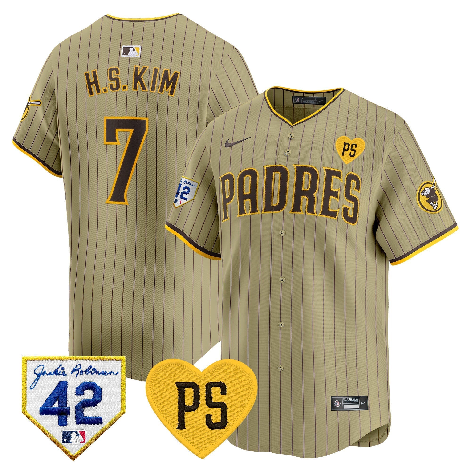 Men's Padres 2024 "for Peter" & Robinson Patch Vapor Premier Limited Jersey ?All Stitched