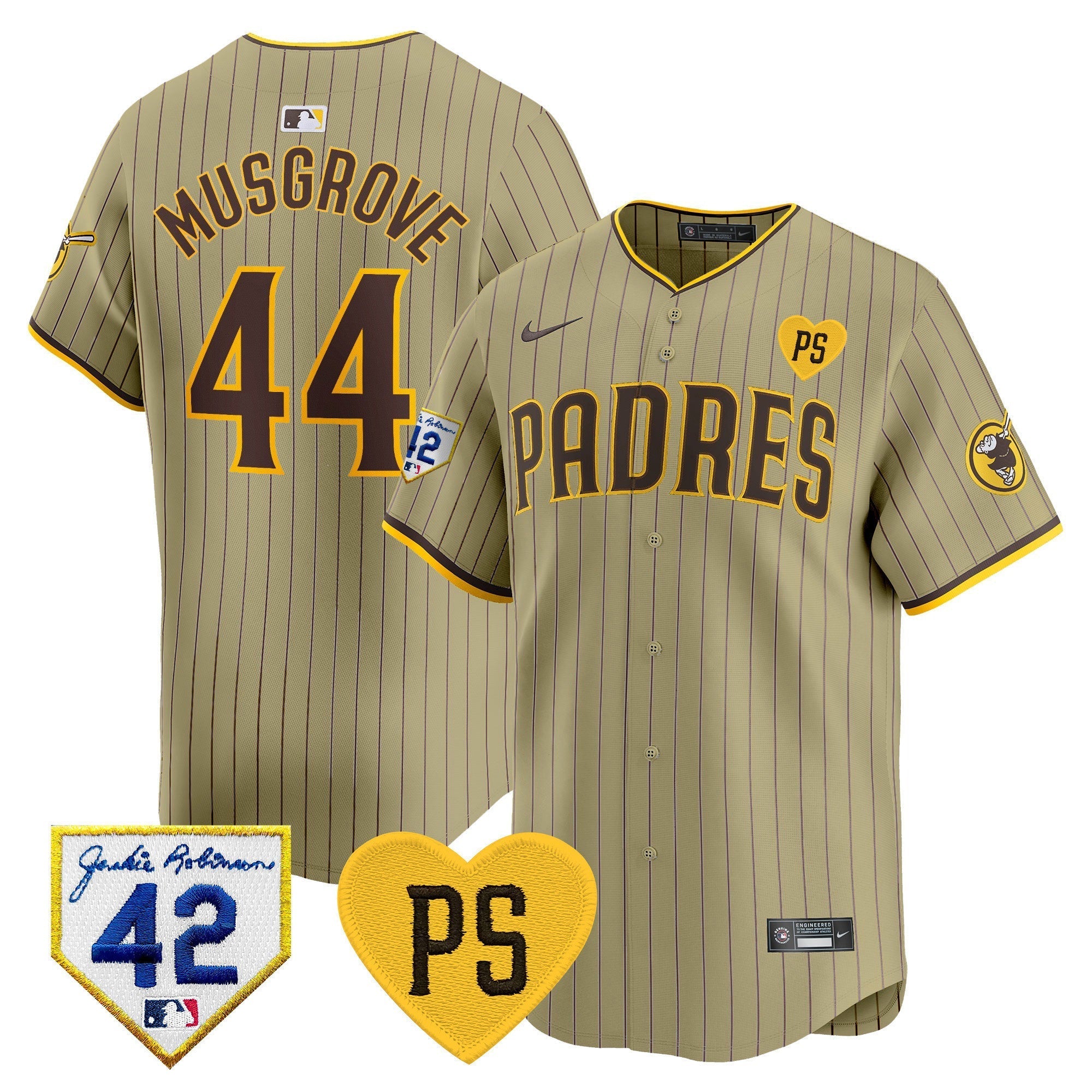 Men's Padres 2024 "for Peter" & Robinson Patch Vapor Premier Limited Jersey ?All Stitched