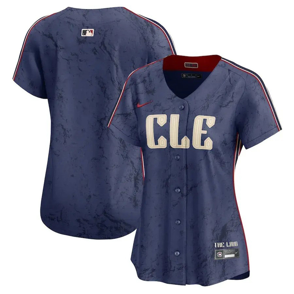 Women Cleveland Guardians Navy 2024 City Connect Limited Jersey TLA - Stitched