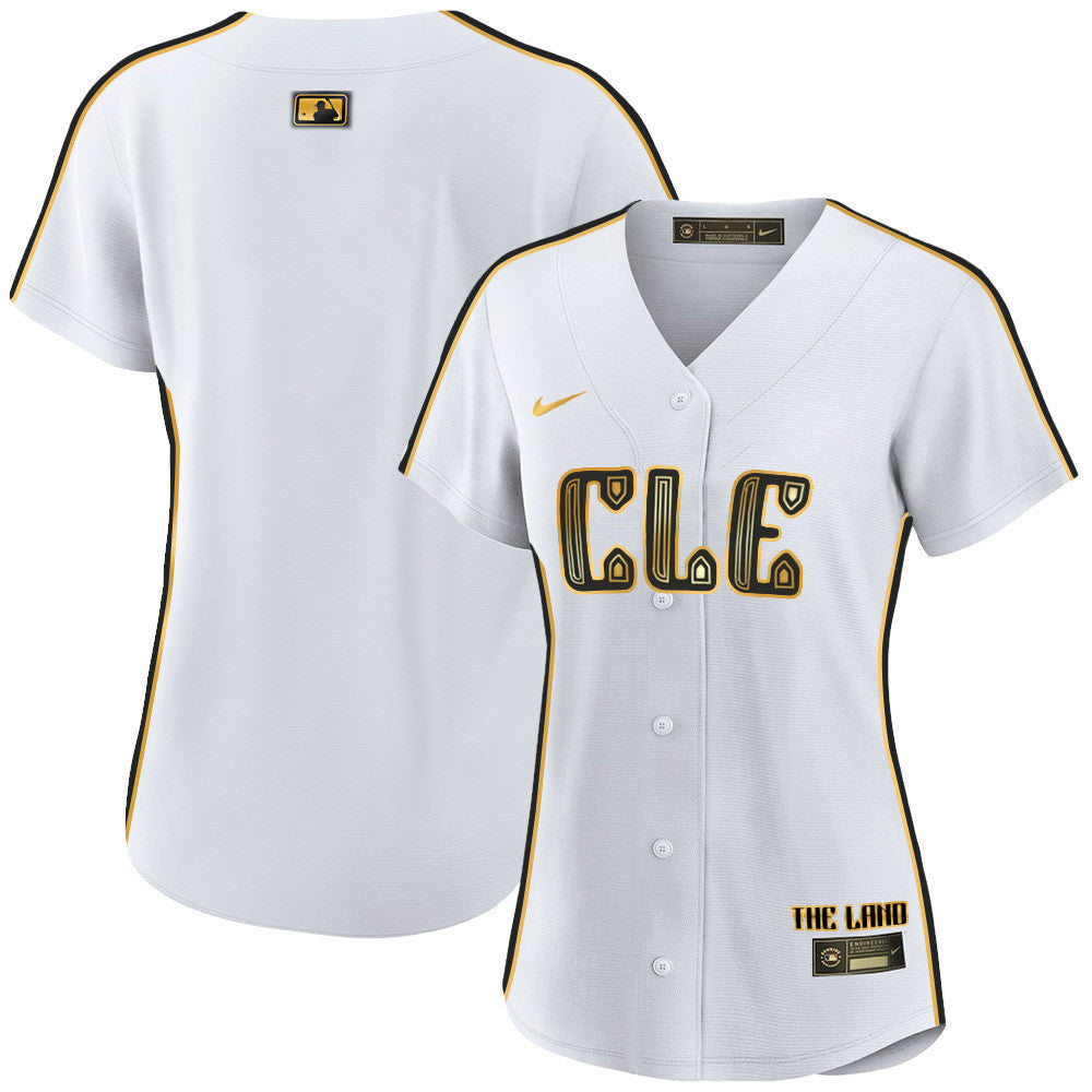 Women Cleveland Guardians Navy 2024 City Connect Limited Jersey TLA - Stitched