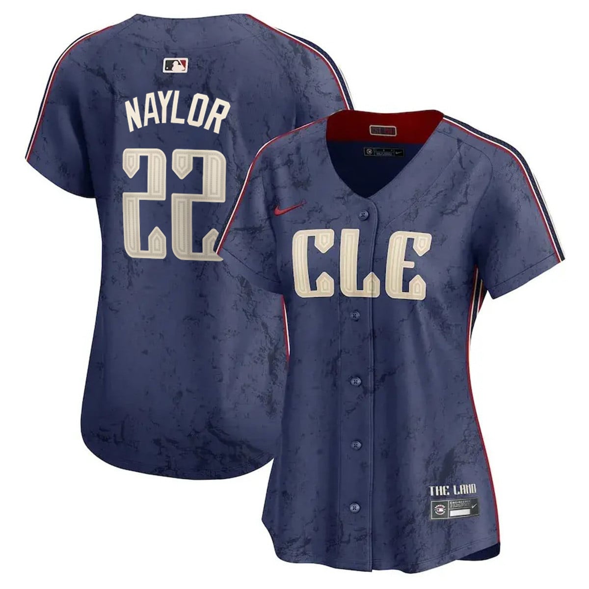 Women Cleveland Guardians Navy 2024 City Connect Limited Jersey TLA - Stitched