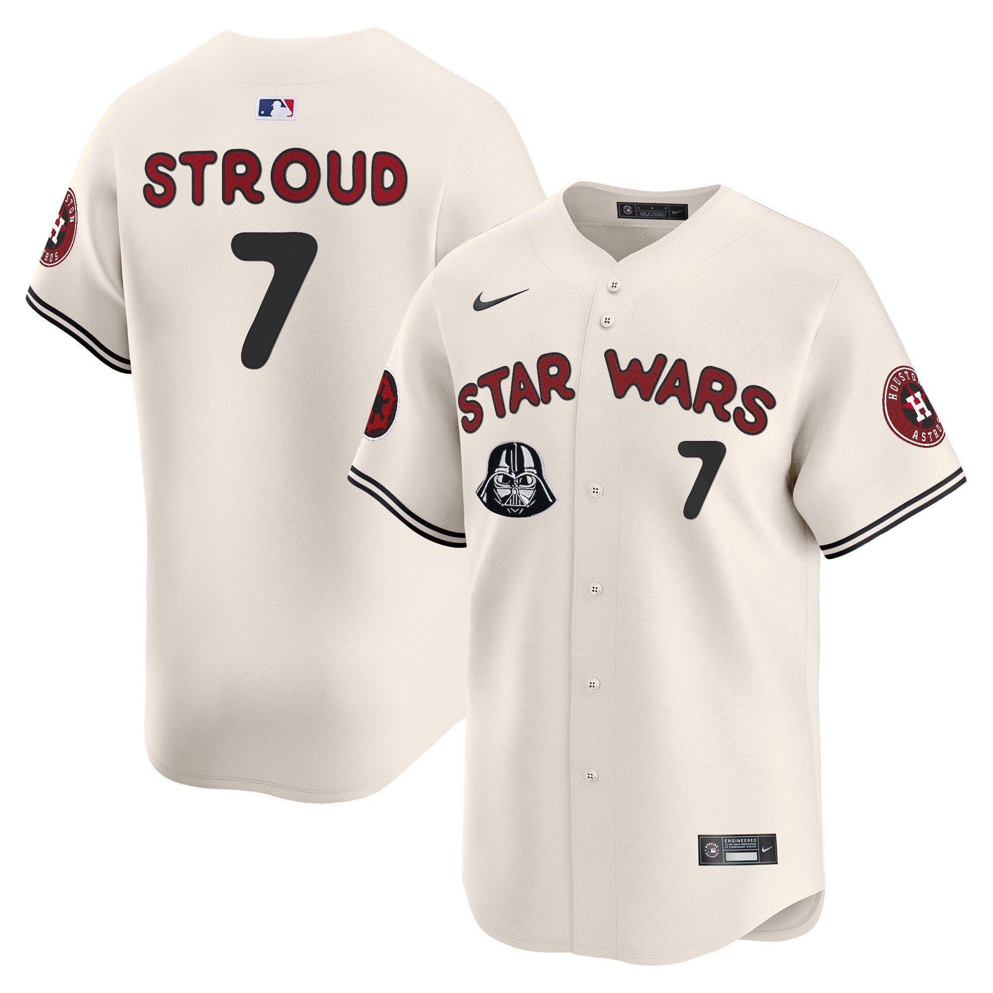 Men's Astros SW Vapor Premier Limited Jersey - All Stitched