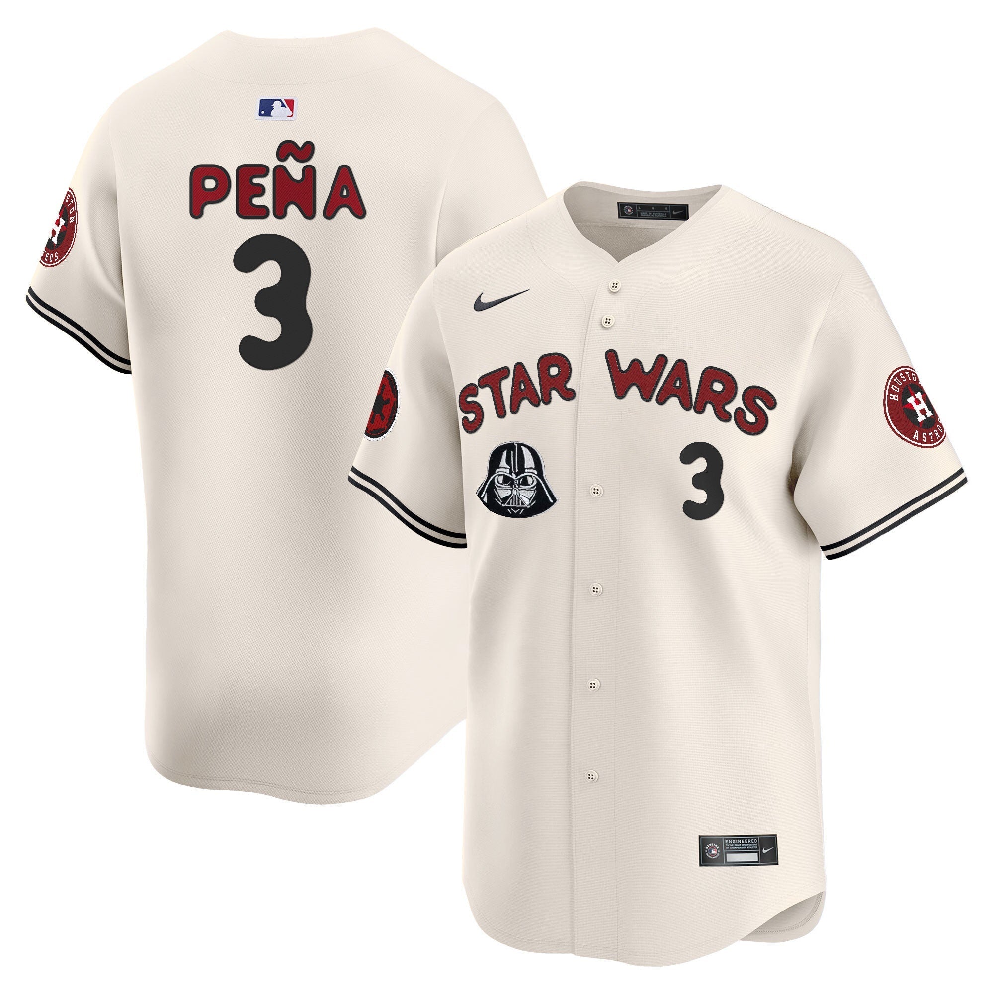Men's Astros SW Vapor Premier Limited Jersey - All Stitched