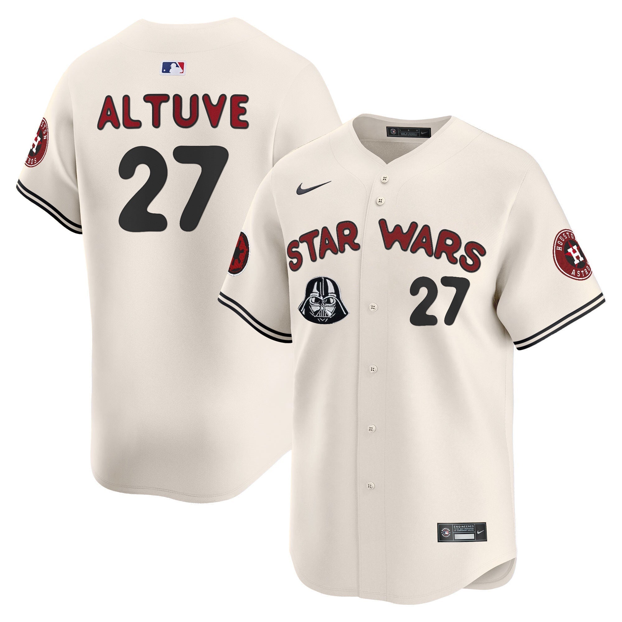 Men's Astros SW Vapor Premier Limited Jersey - All Stitched