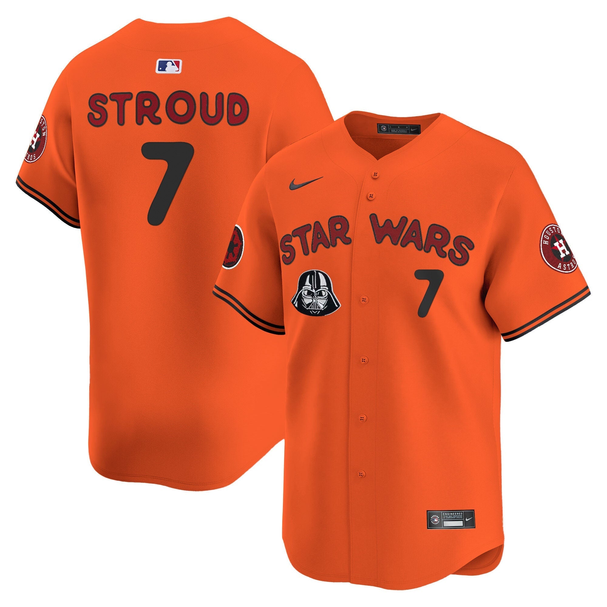 Men's Astros SW Vapor Premier Limited Jersey - All Stitched
