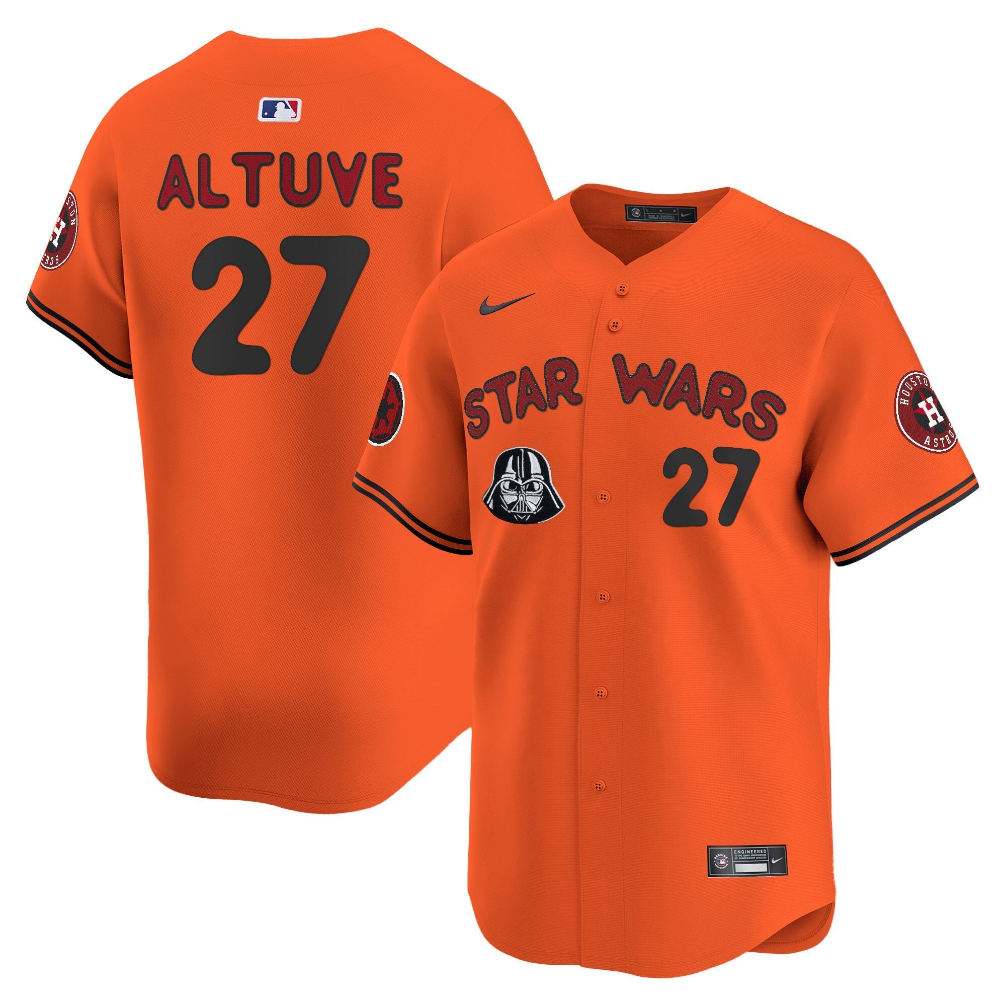 Men's Astros SW Vapor Premier Limited Jersey - All Stitched