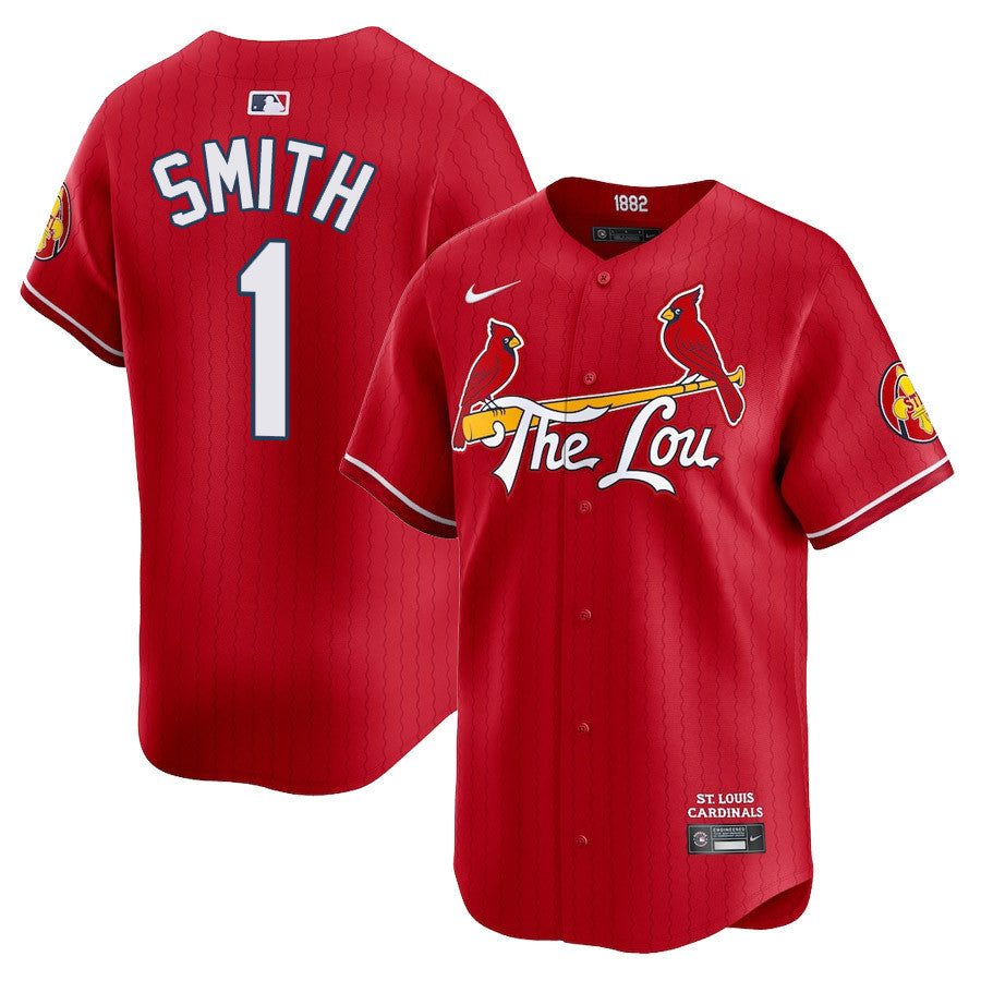 Men's St. Louis Cardinals Red 2024 City Connect Limited Jersey TLA - All Stitched