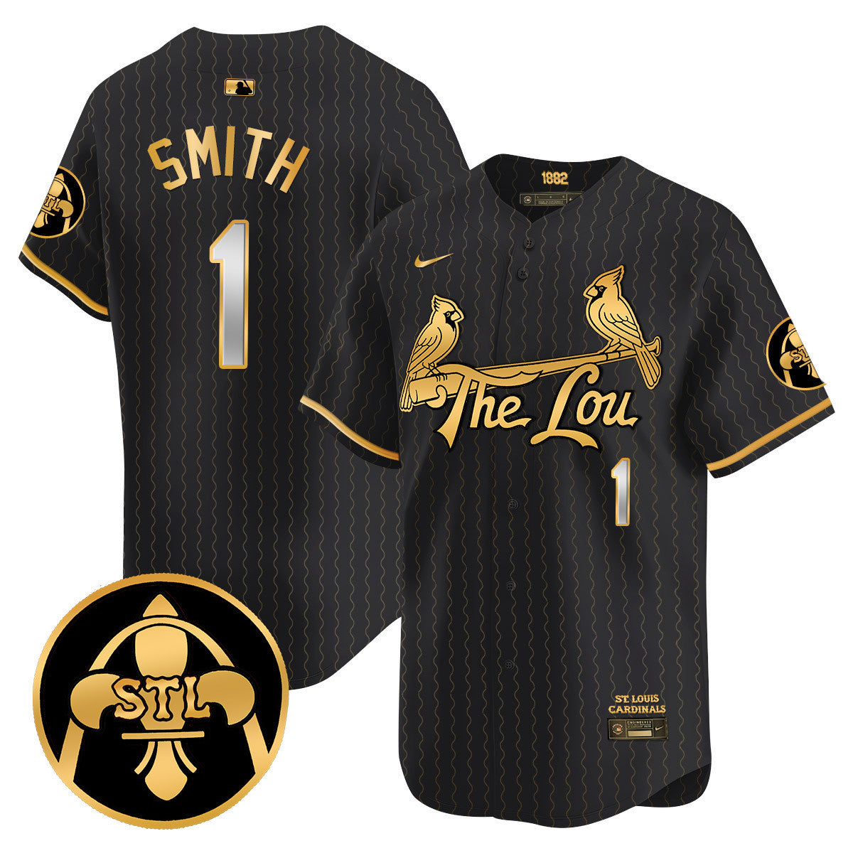 Men's St. Louis Cardinals Red 2024 City Connect Limited Jersey TLA - All Stitched