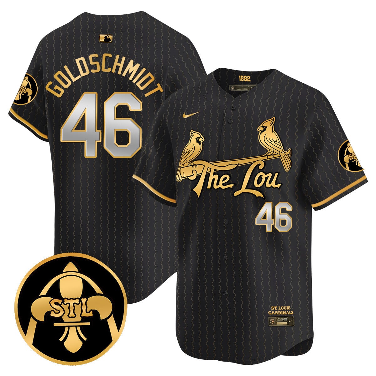 Men's St. Louis Cardinals Red 2024 City Connect Limited Jersey TLA - All Stitched