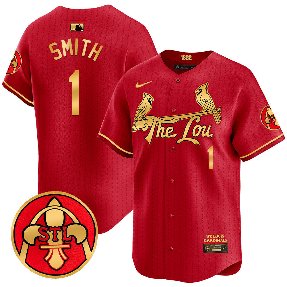 Men's St. Louis Cardinals Red 2024 City Connect Limited Jersey TLA - All Stitched