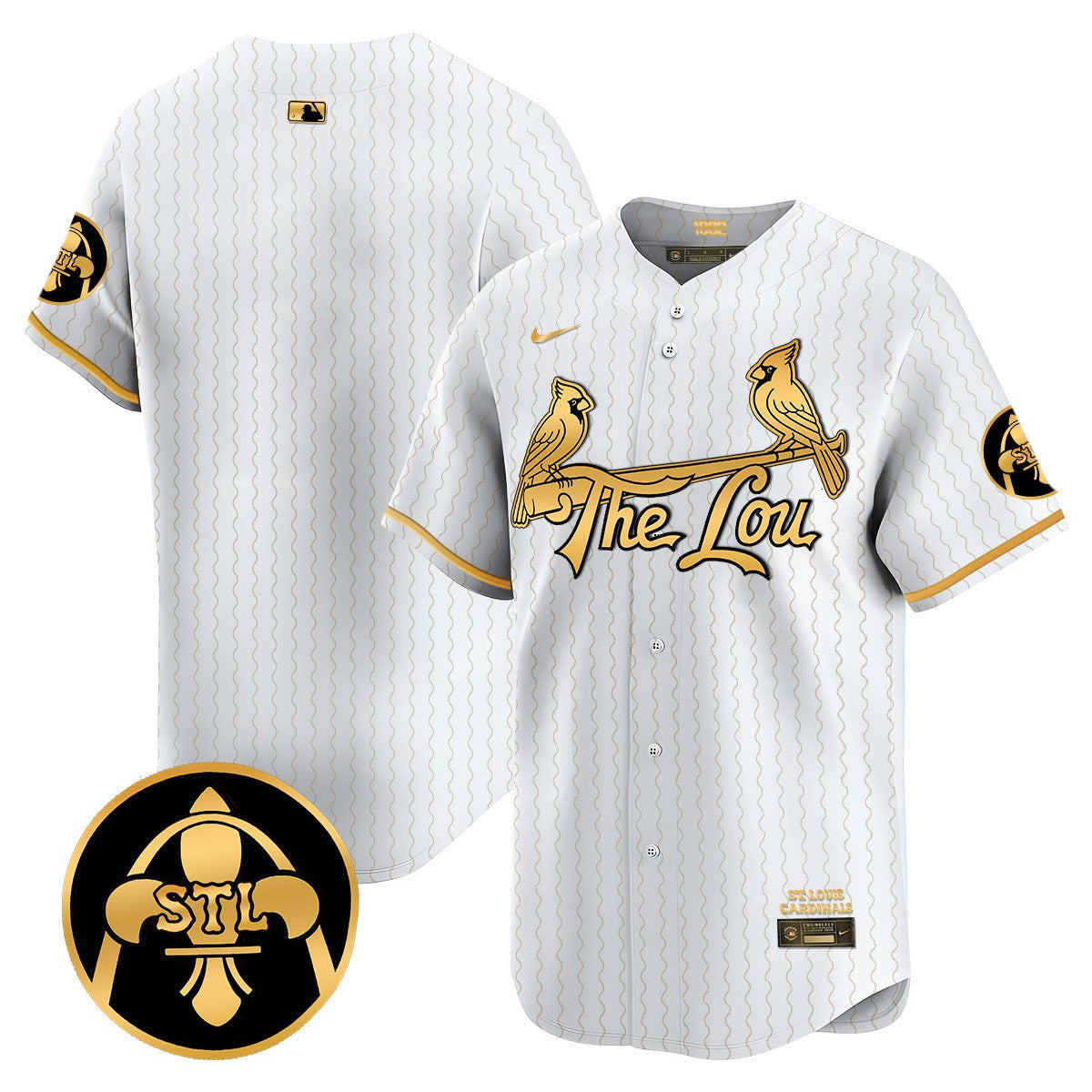 Men's St. Louis Cardinals Red 2024 City Connect Limited Jersey TLA - All Stitched