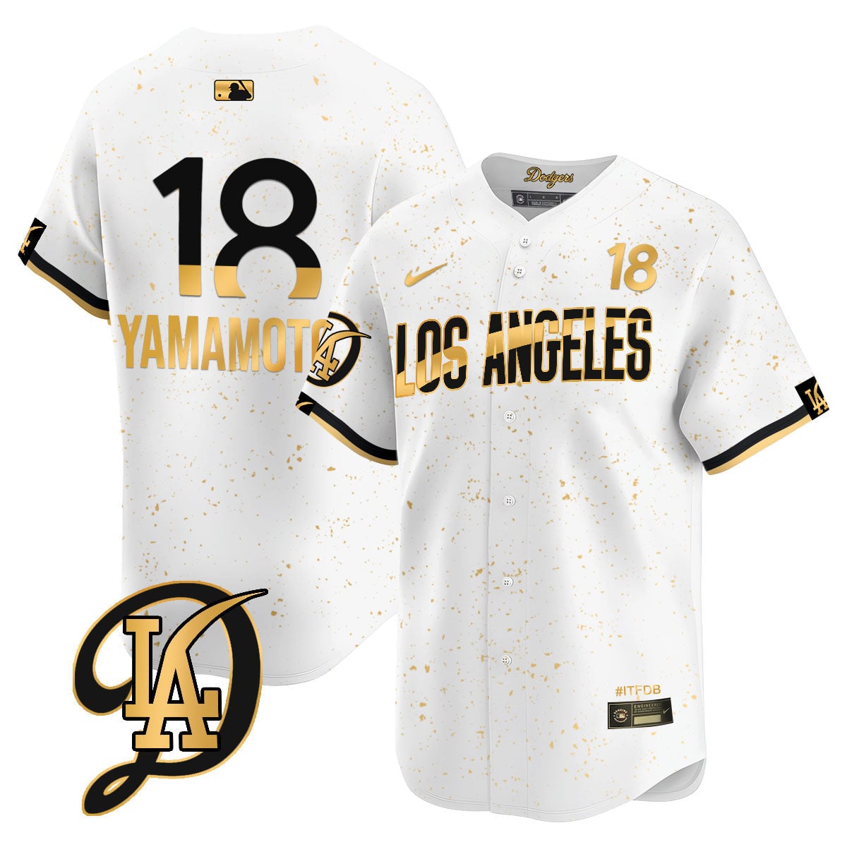 Men's Los Angeles Dodgers 2024 City Connect Limited Jersey - All Stitched