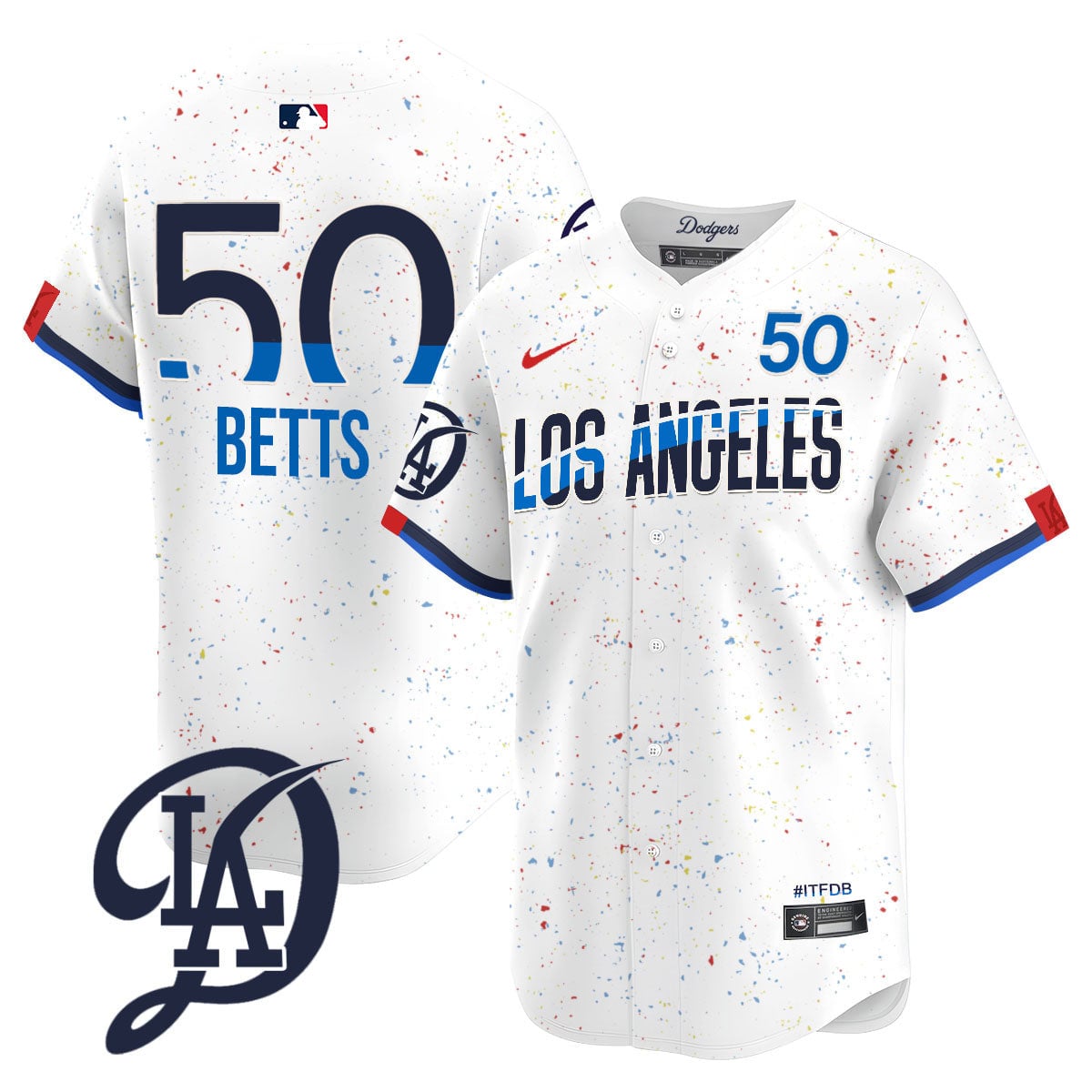 Men's Los Angeles Dodgers 2024 City Connect Limited Jersey - All Stitched