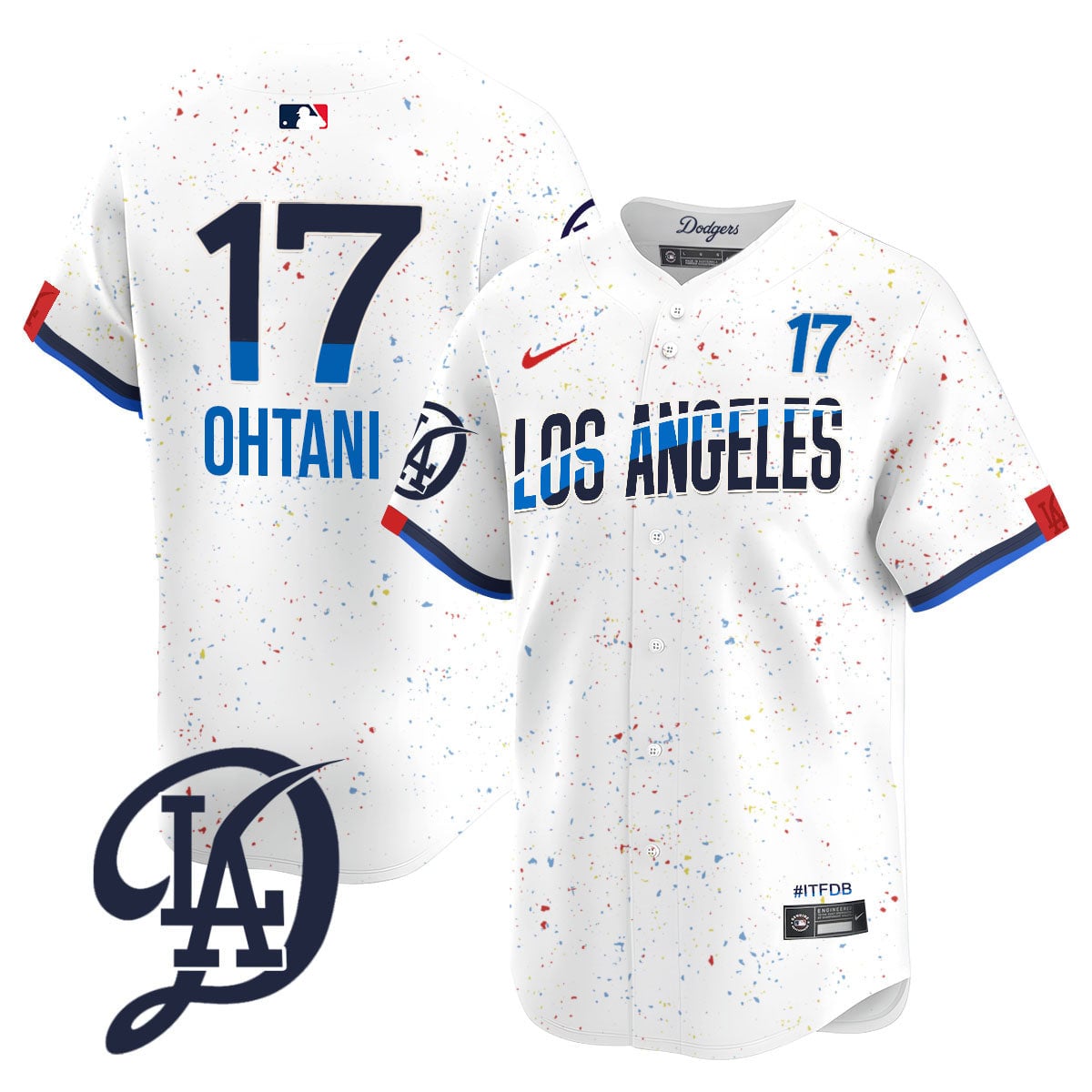 Men's Los Angeles Dodgers 2024 City Connect Limited Jersey - All Stitched