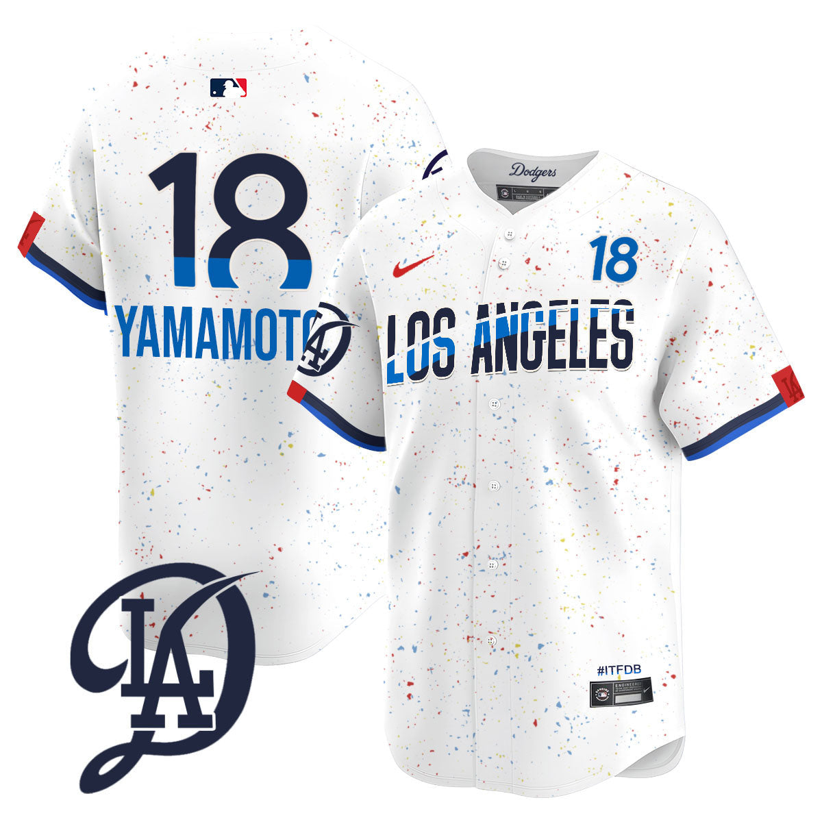 Men's Los Angeles Dodgers 2024 City Connect Limited Jersey - All Stitched