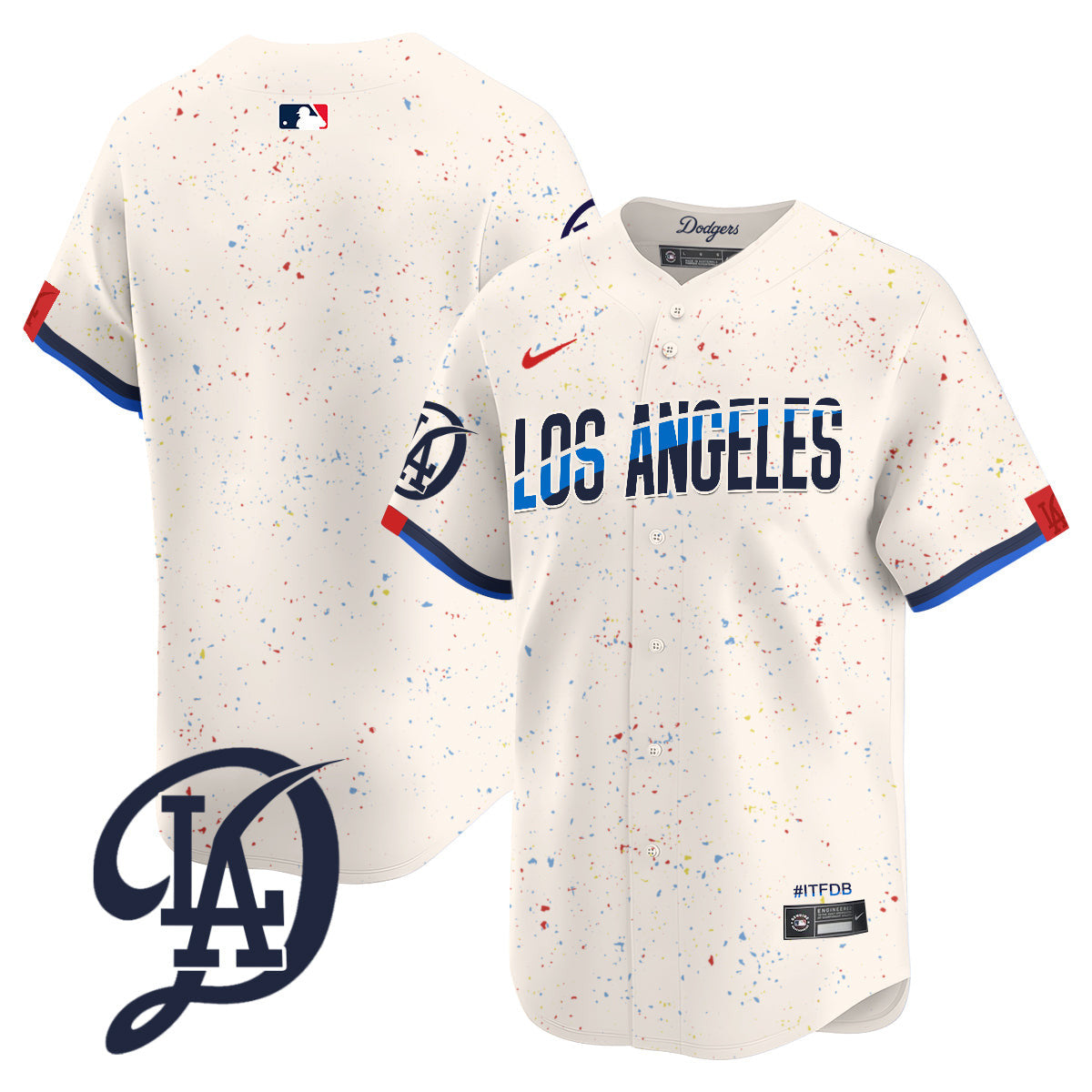 Men's Los Angeles Dodgers 2024 City Connect Limited Jersey - All Stitched